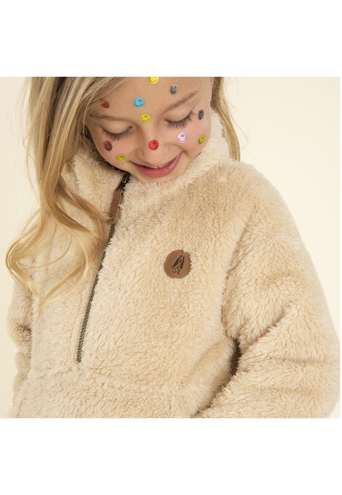 Polar Niña Peludo Beige-2