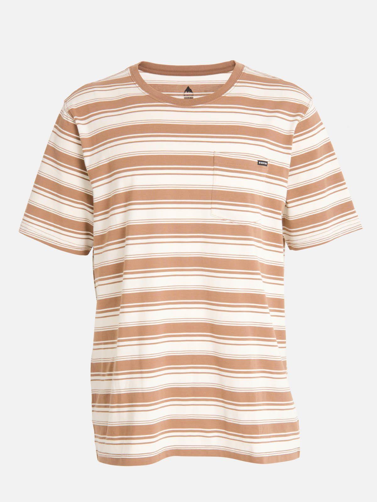 Polera m/c Hombre Stripe Café-5