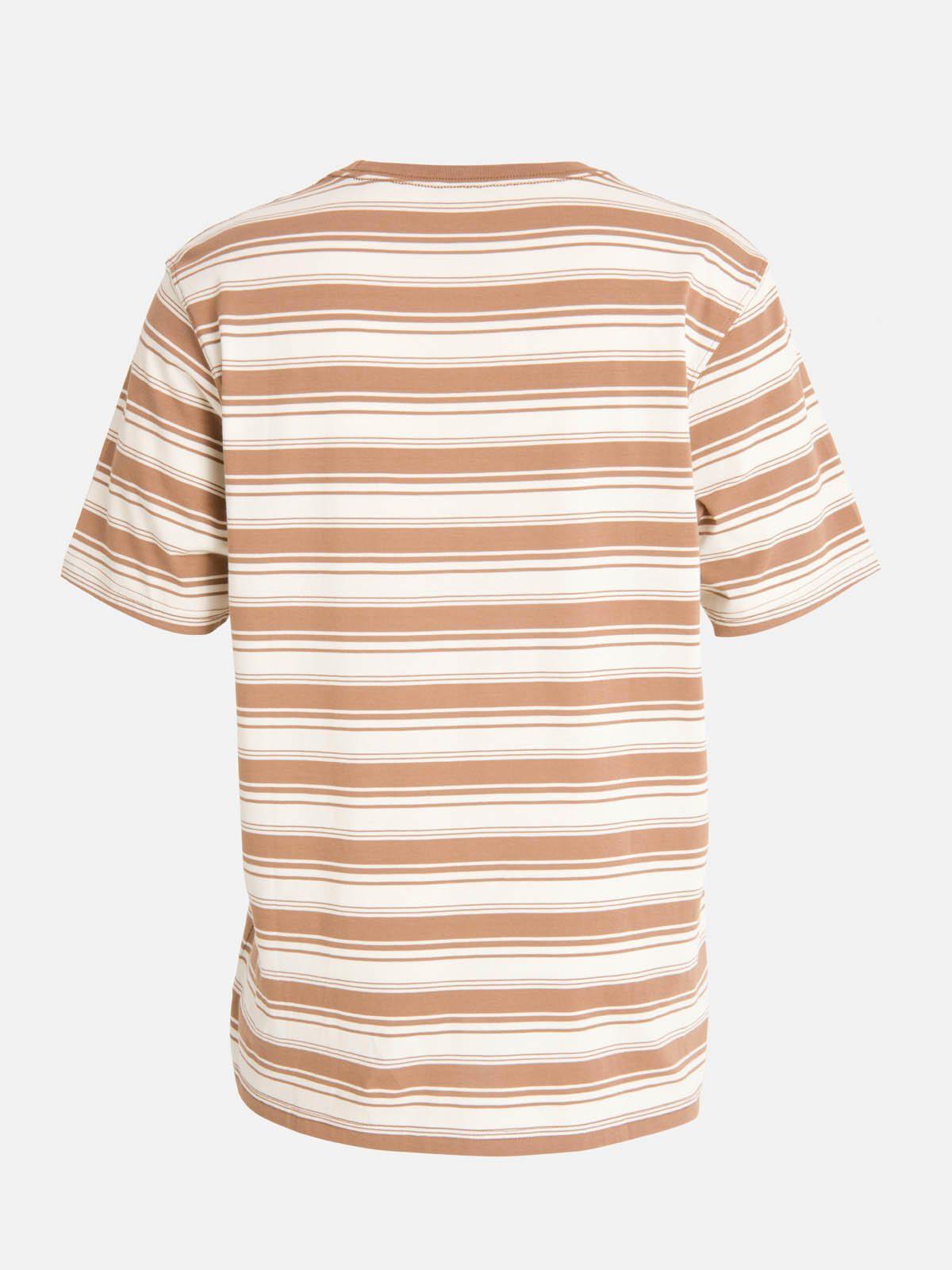 Polera m/c Hombre Stripe Café-6