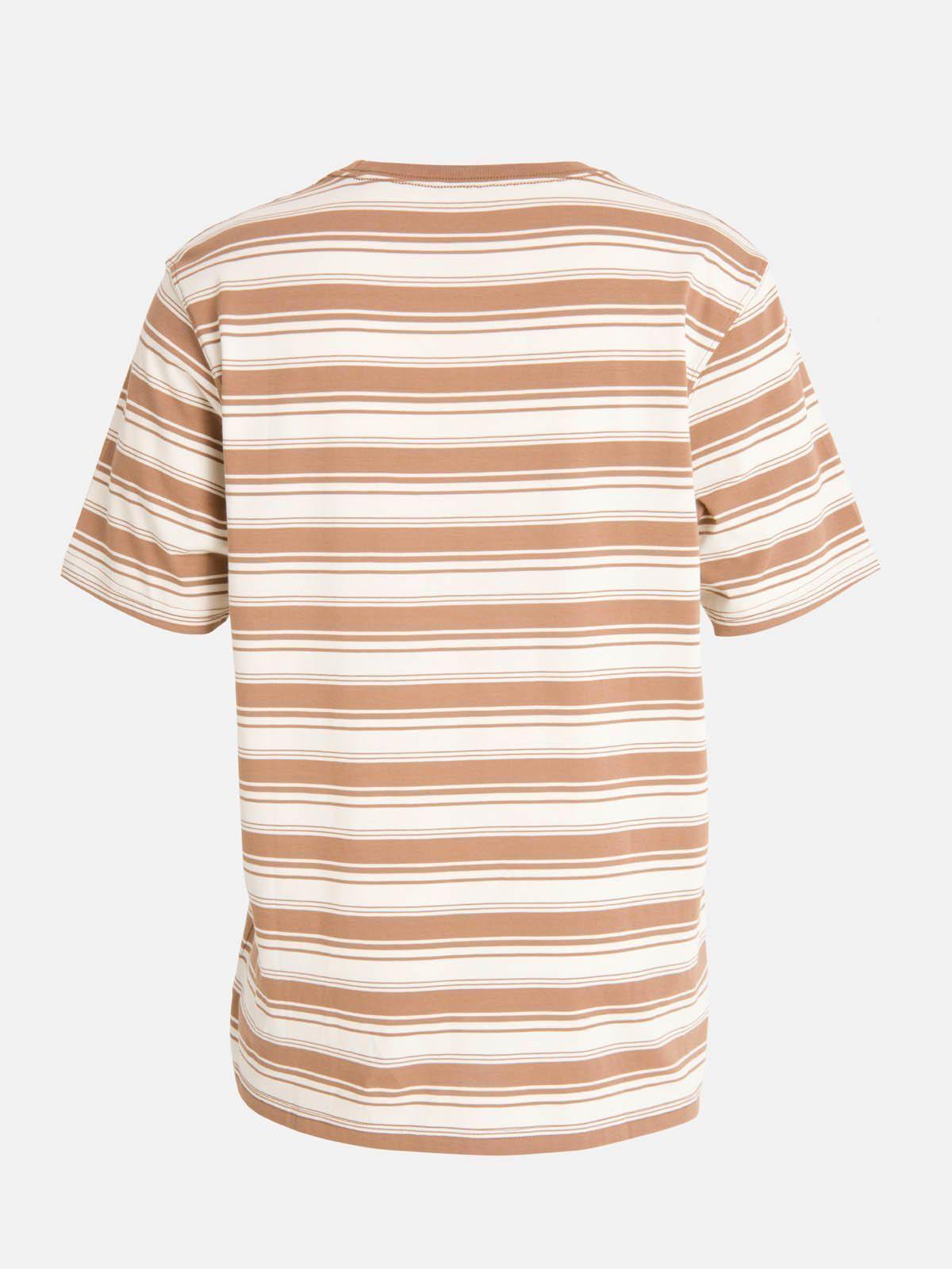 Polera m/c Hombre Stripe Café-6