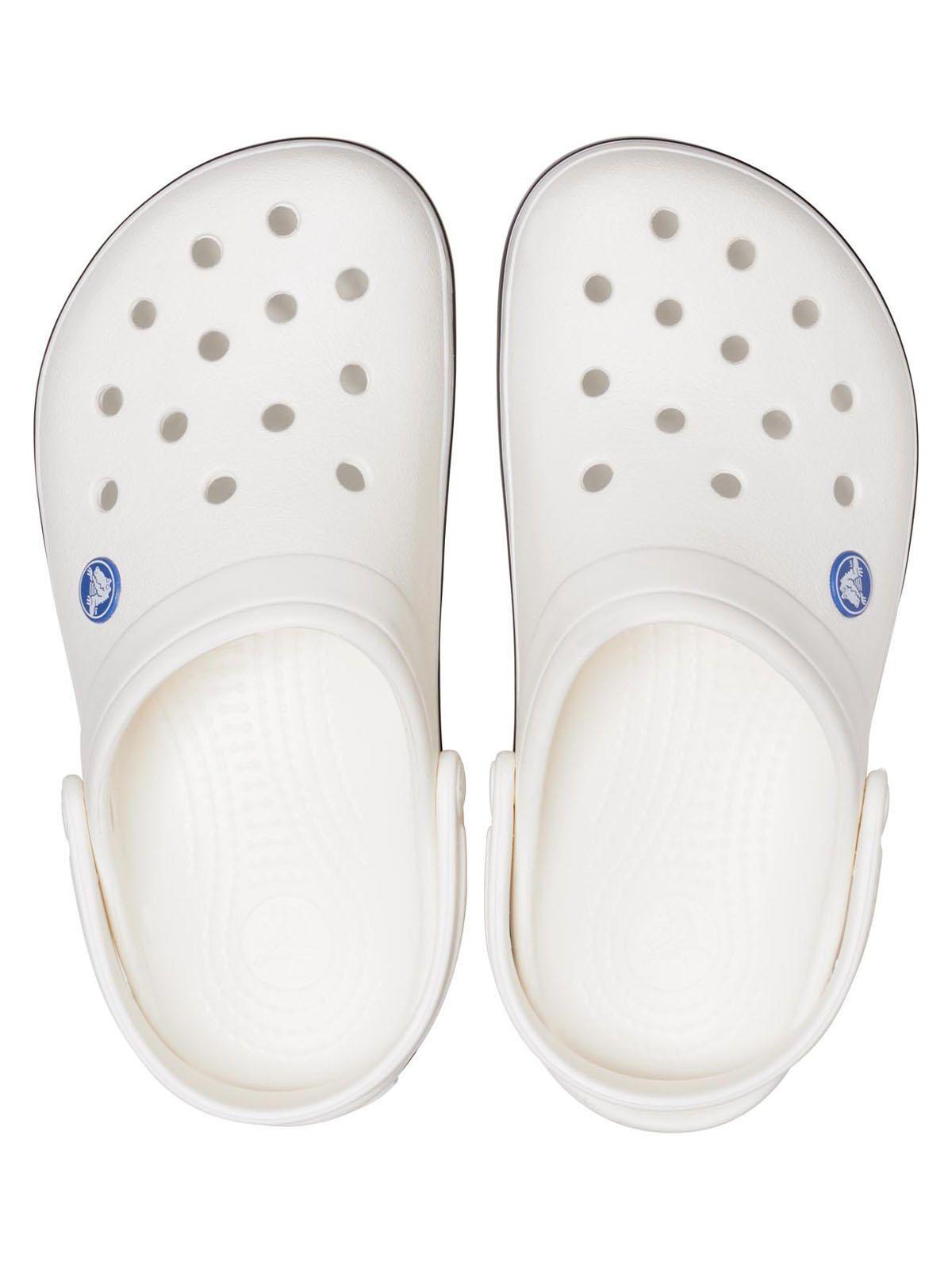 Zueco Crocs Mujer Crocband Whi Blanco-4