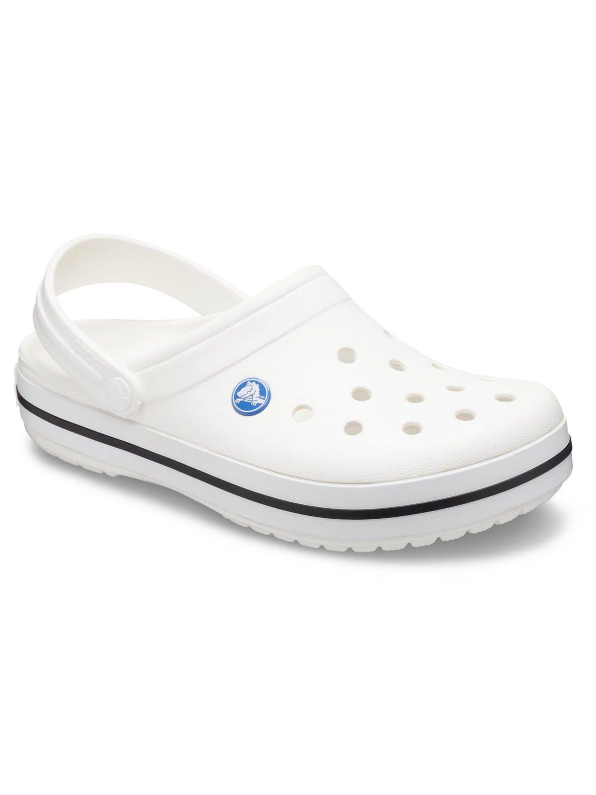 Zueco Crocs Mujer Crocband Whi Blanco-6