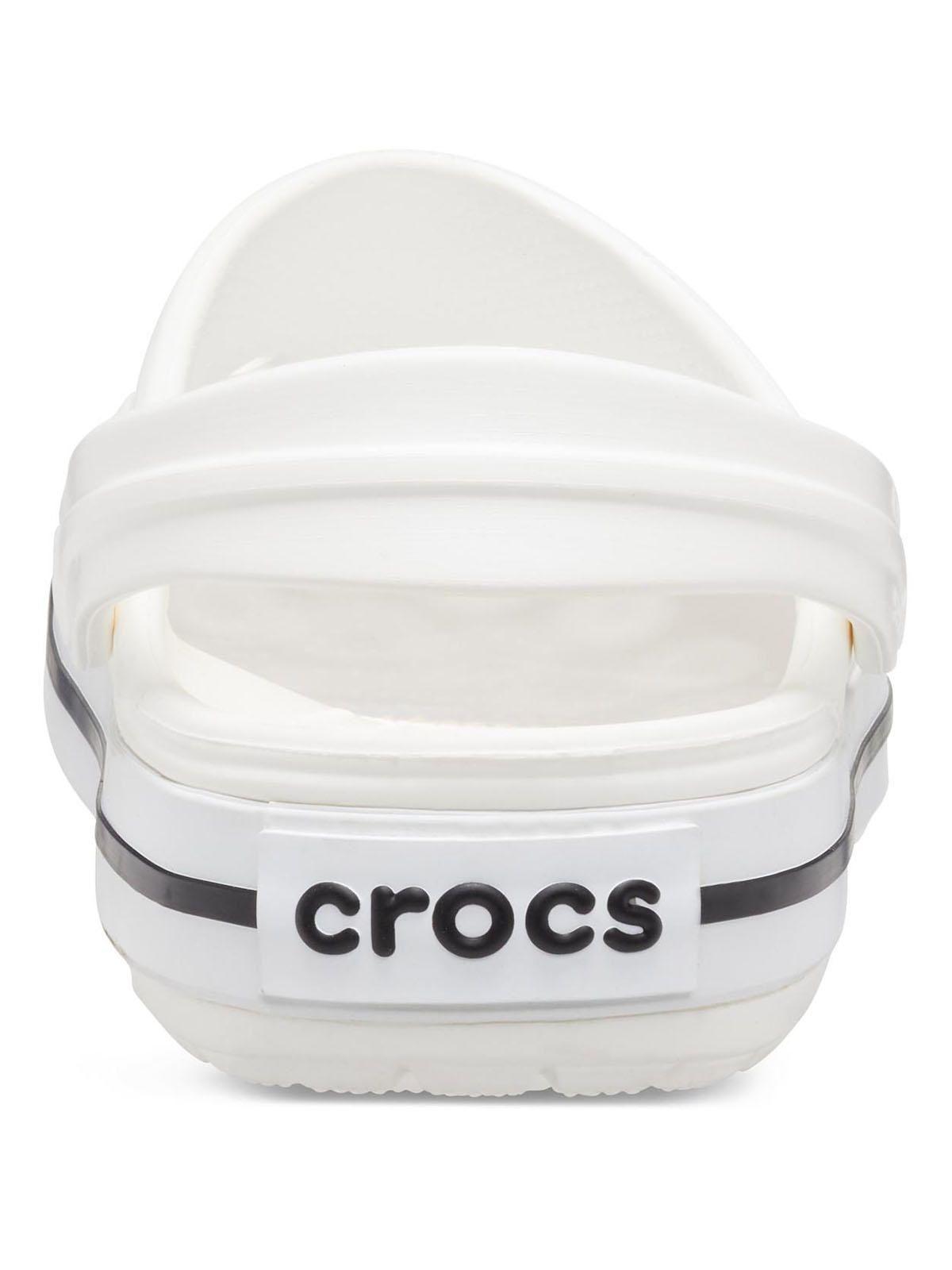 Zueco Crocs Mujer Crocband Whi Blanco-7