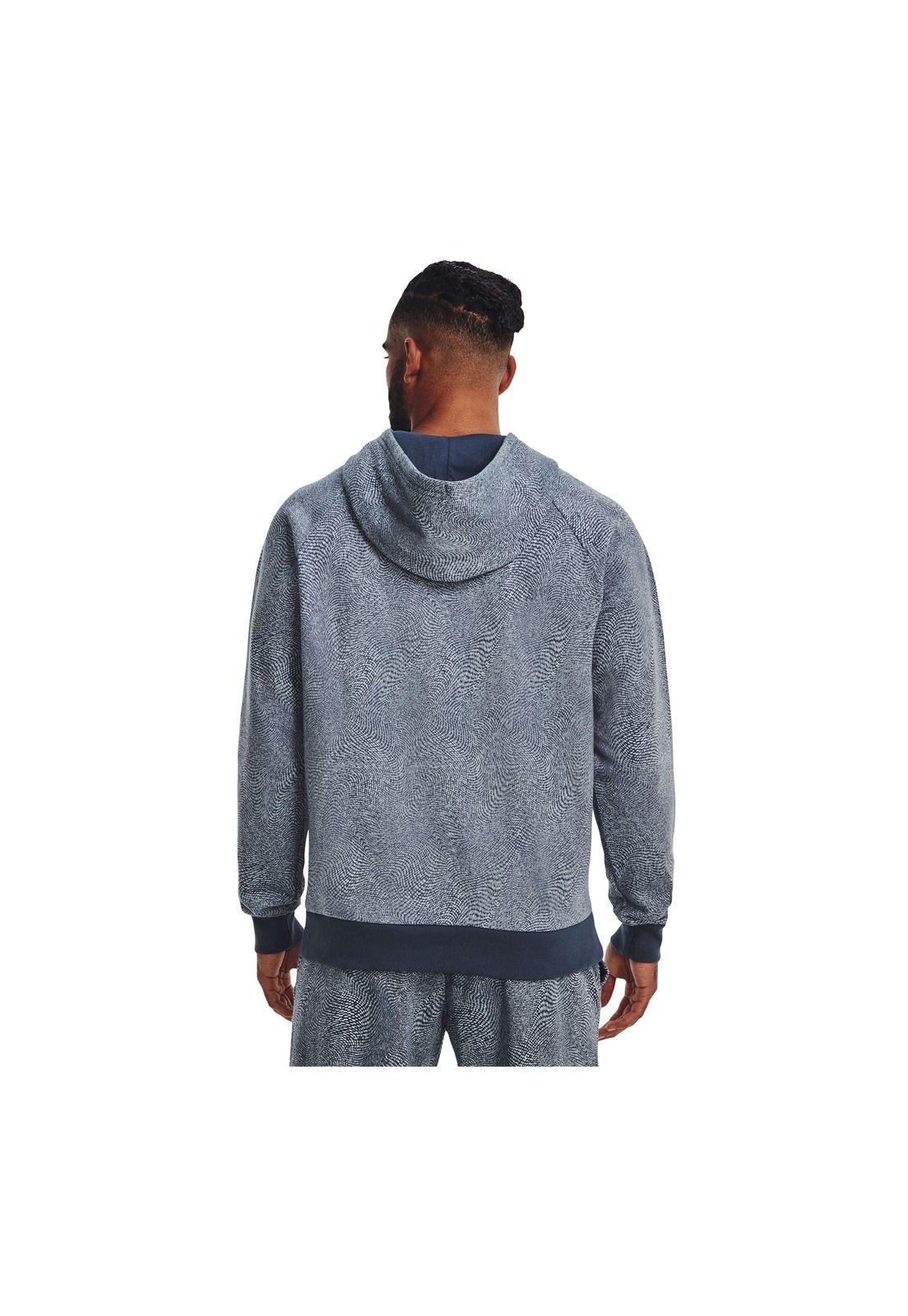 Polerón Training Rival Fleece Printed Gris Hombre-1