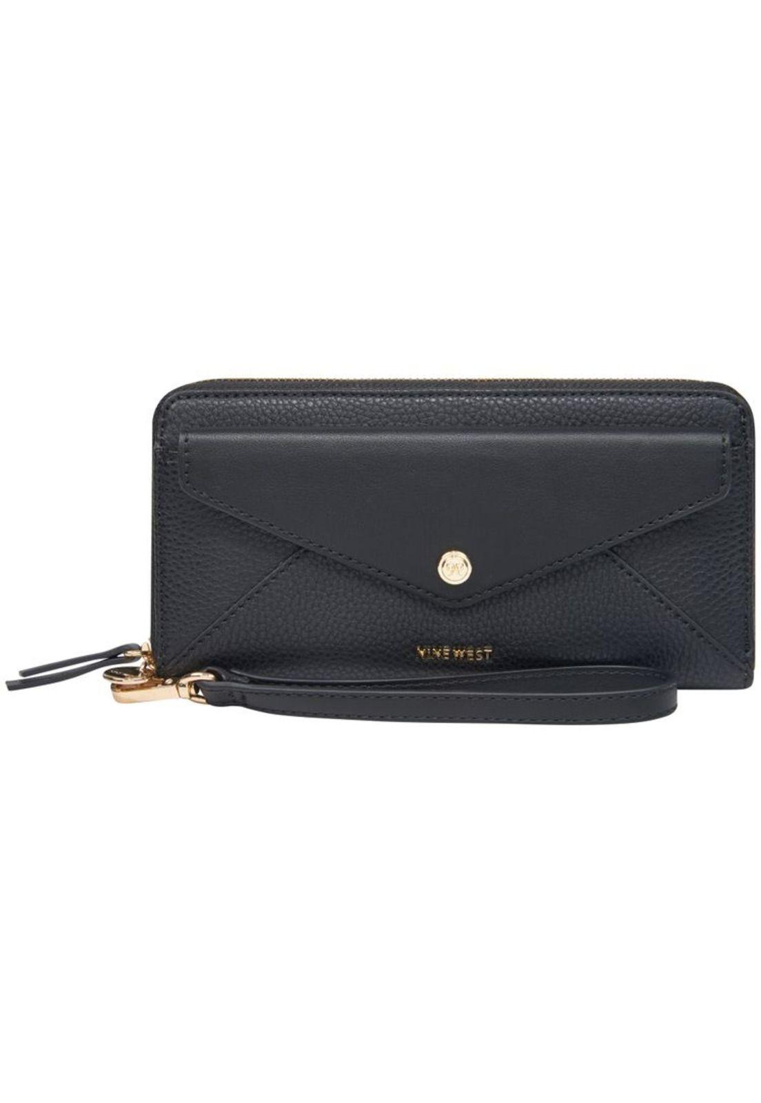 Billetera Kate Zip Around Negro Vestir-0