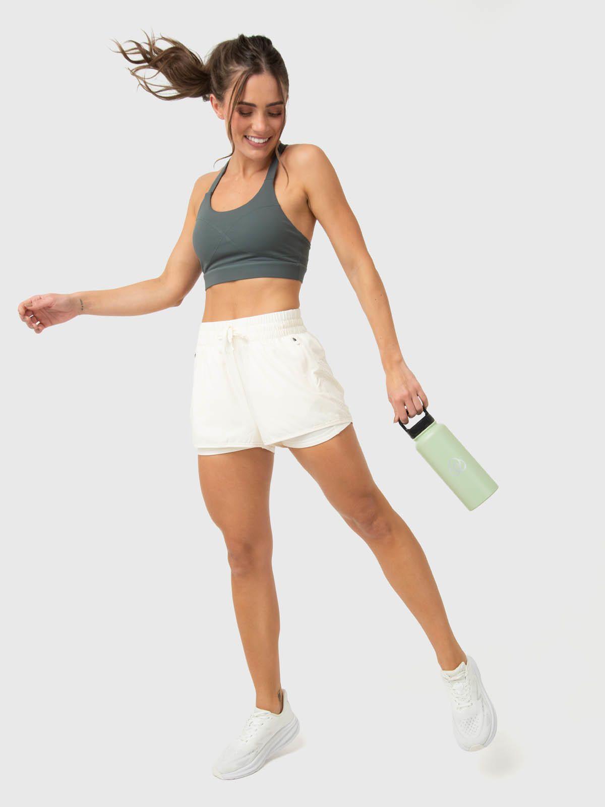 Short Mujer 2 in 1 Train Crudo-4