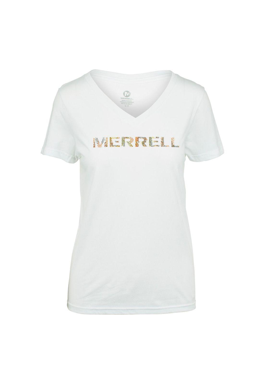 Polera Mujer M/C  Wordmark Blanco-0