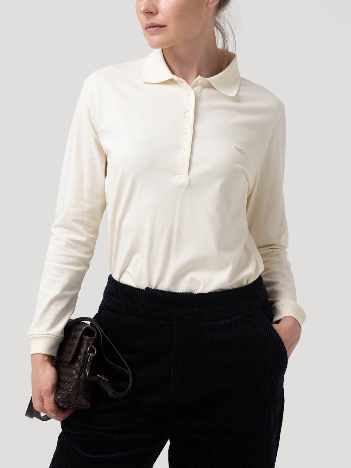 Polera Algodón Mujer Godwin Blanco-4