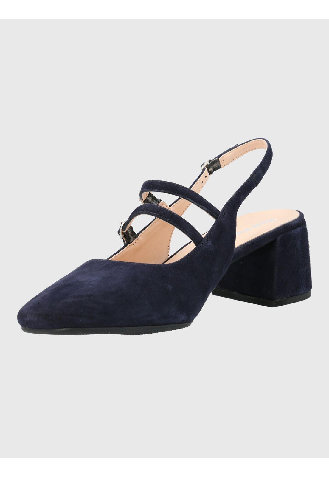 Zapato Vestir Mujer Cuero Betanita Café-4