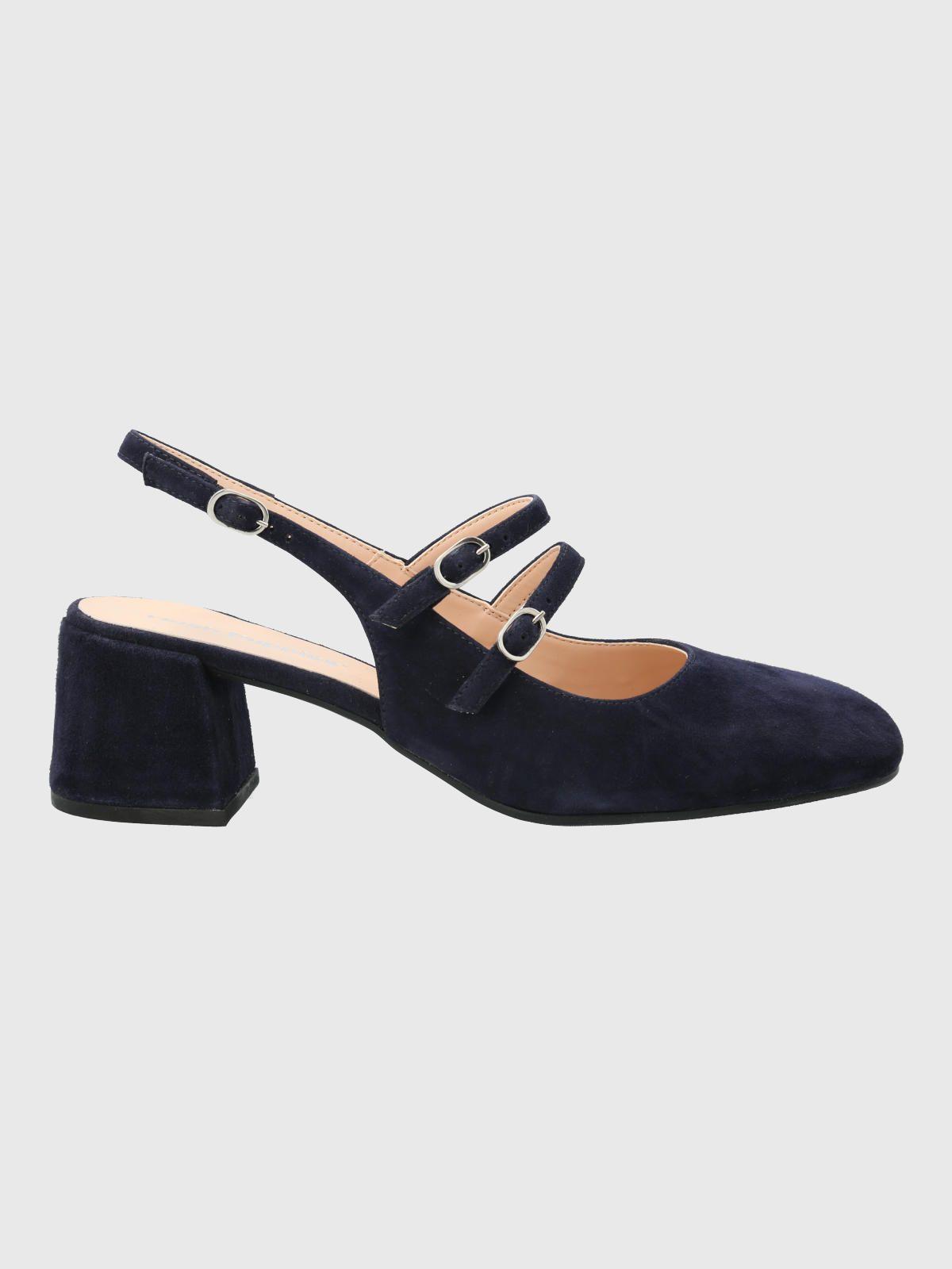 Zapato Vestir Mujer Cuero Betanita Café-1