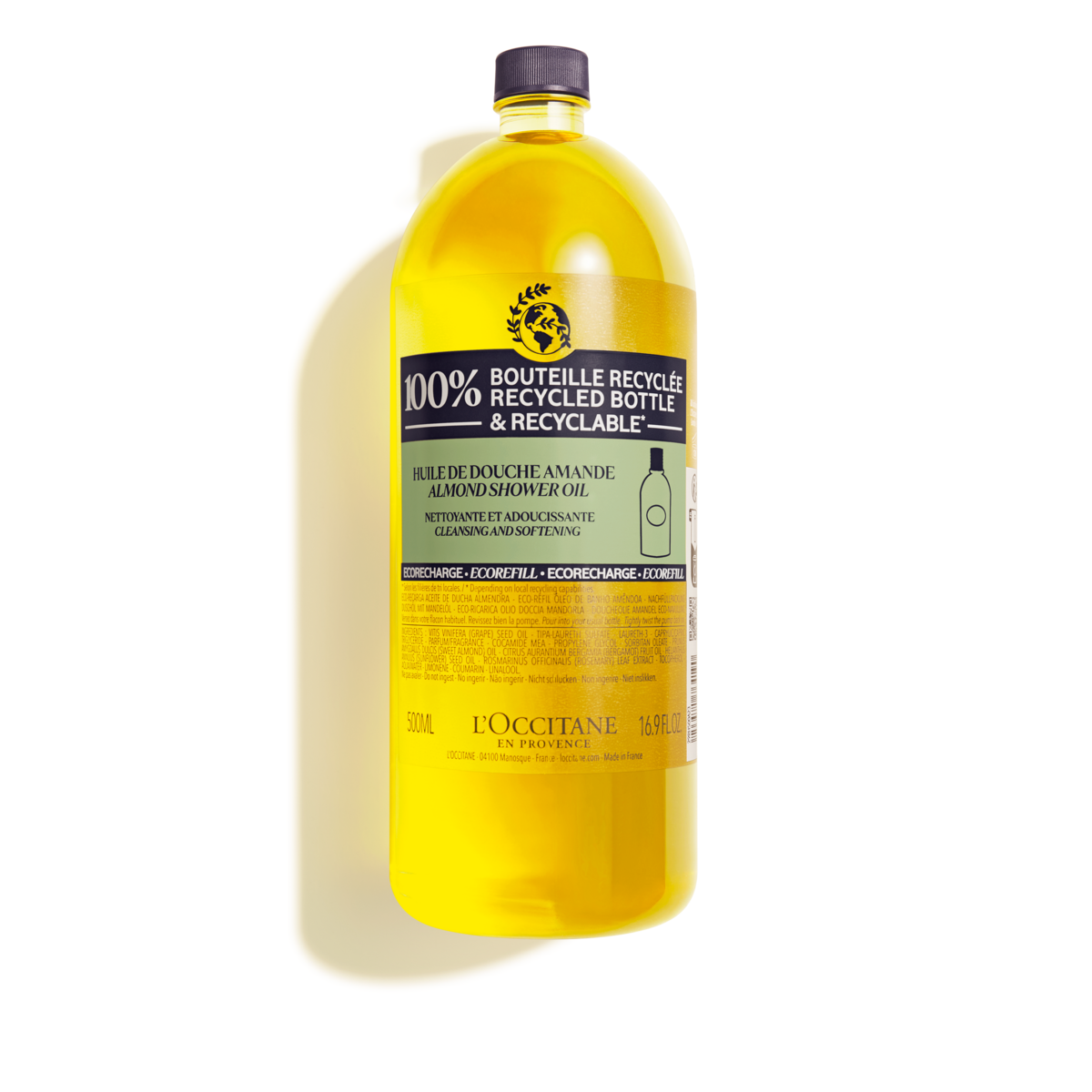 Set Corporal Eco-Refill Aceite de Ducha Almendra  LOccitane-2
