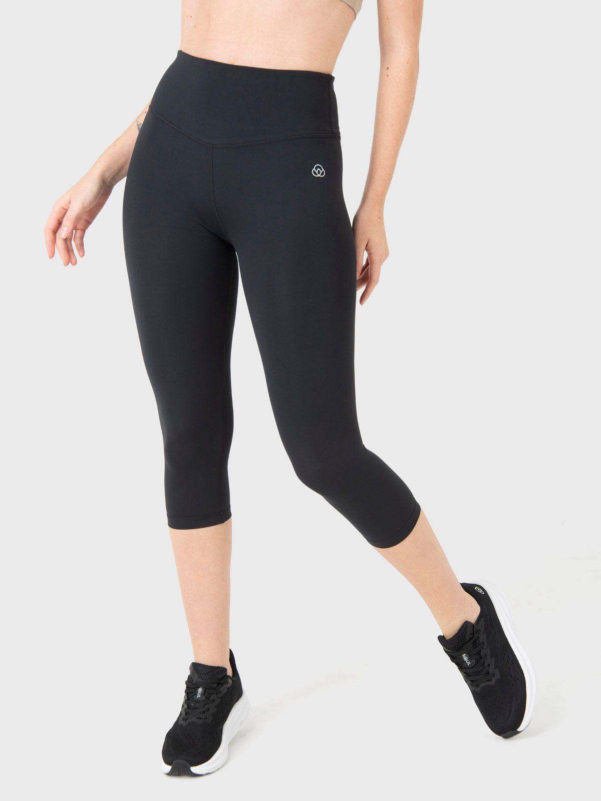 Calza Larga Tiro Alto Hr Capri Negro Mujer-0