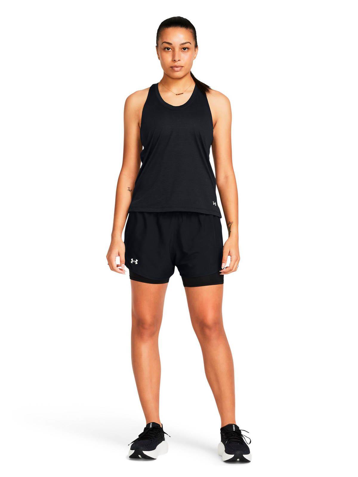Short de Running para Mujer Fly By 2 in 1 Negro -5