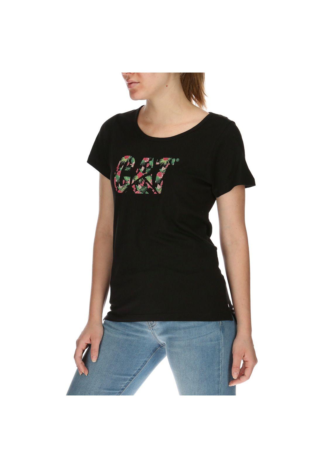 Polera Mujer Logo Negro-1
