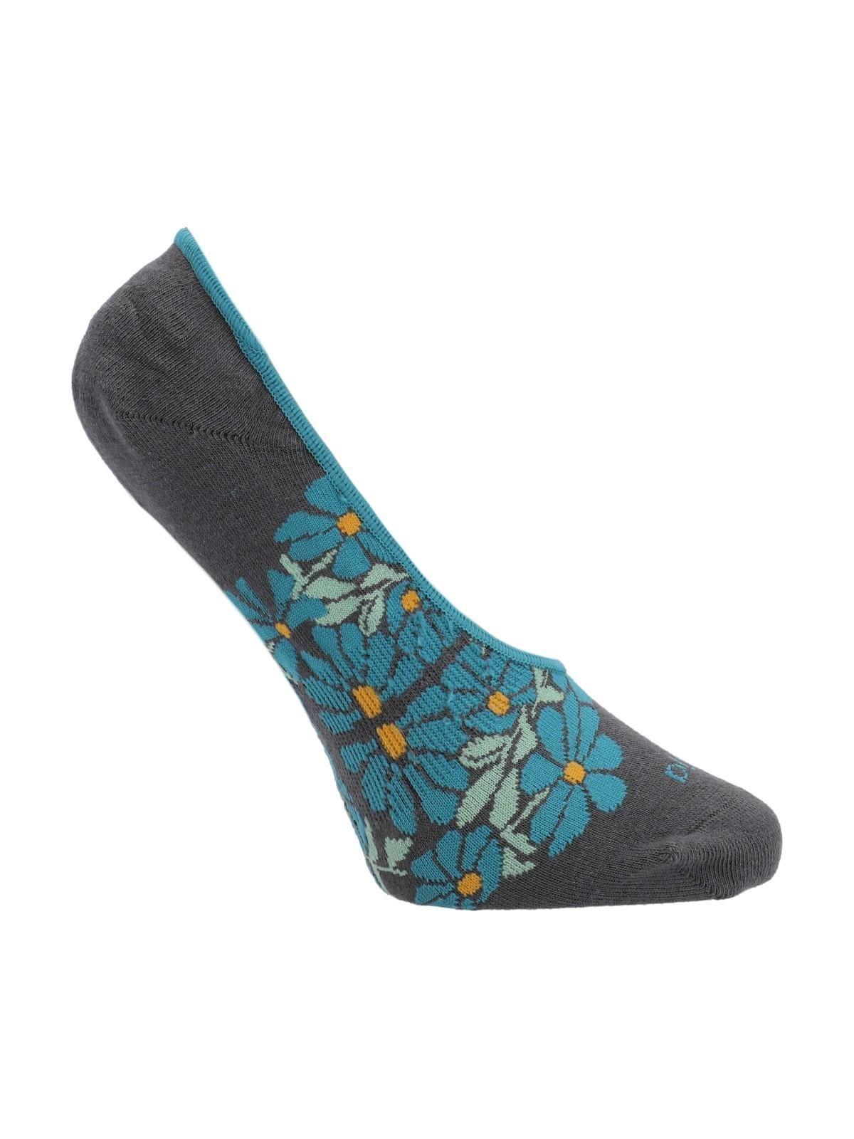 Calcetín Mujer Inv Bouquet Ba Gris-0