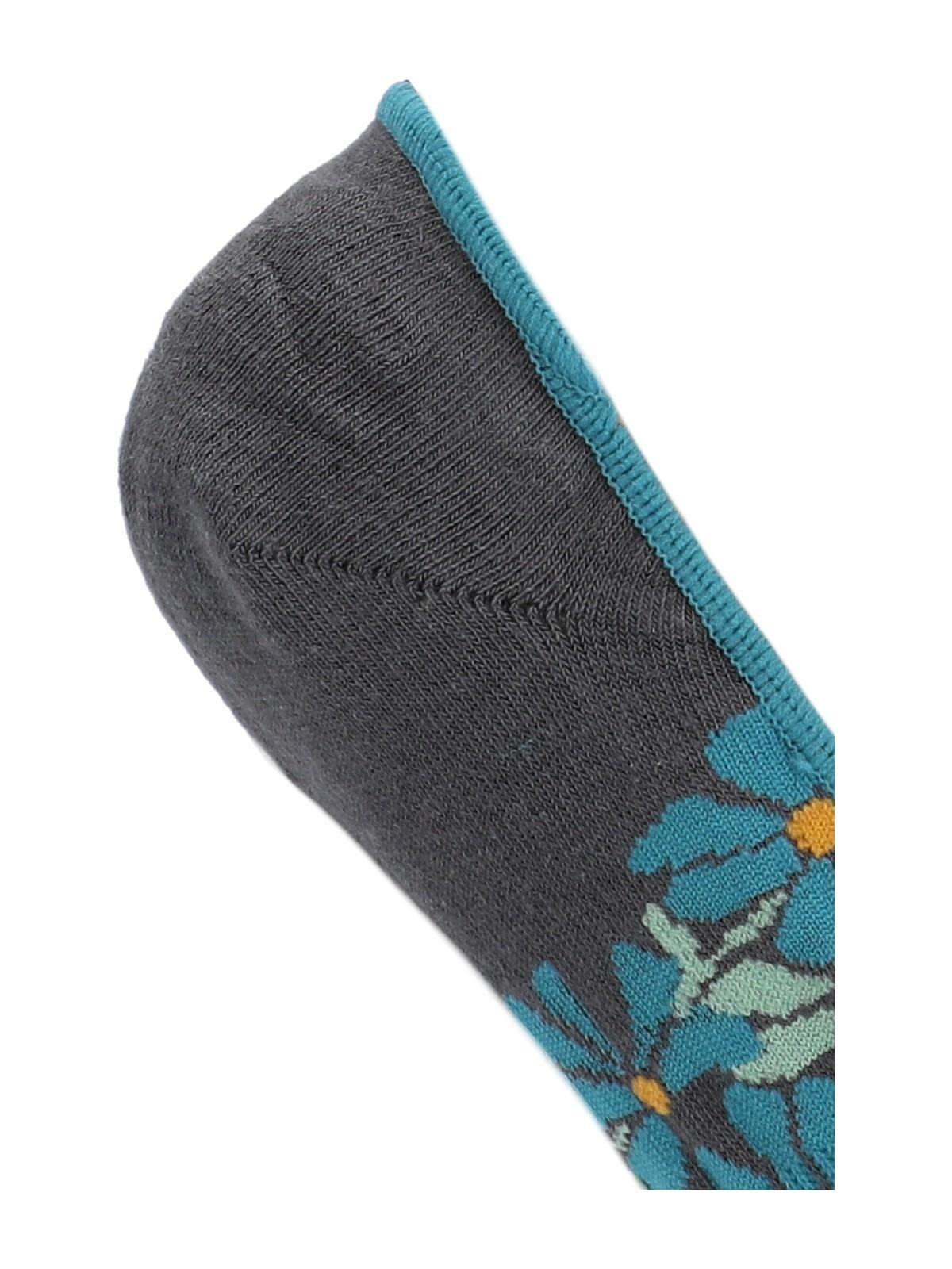 Calcetín Mujer Inv Bouquet Ba Gris-1