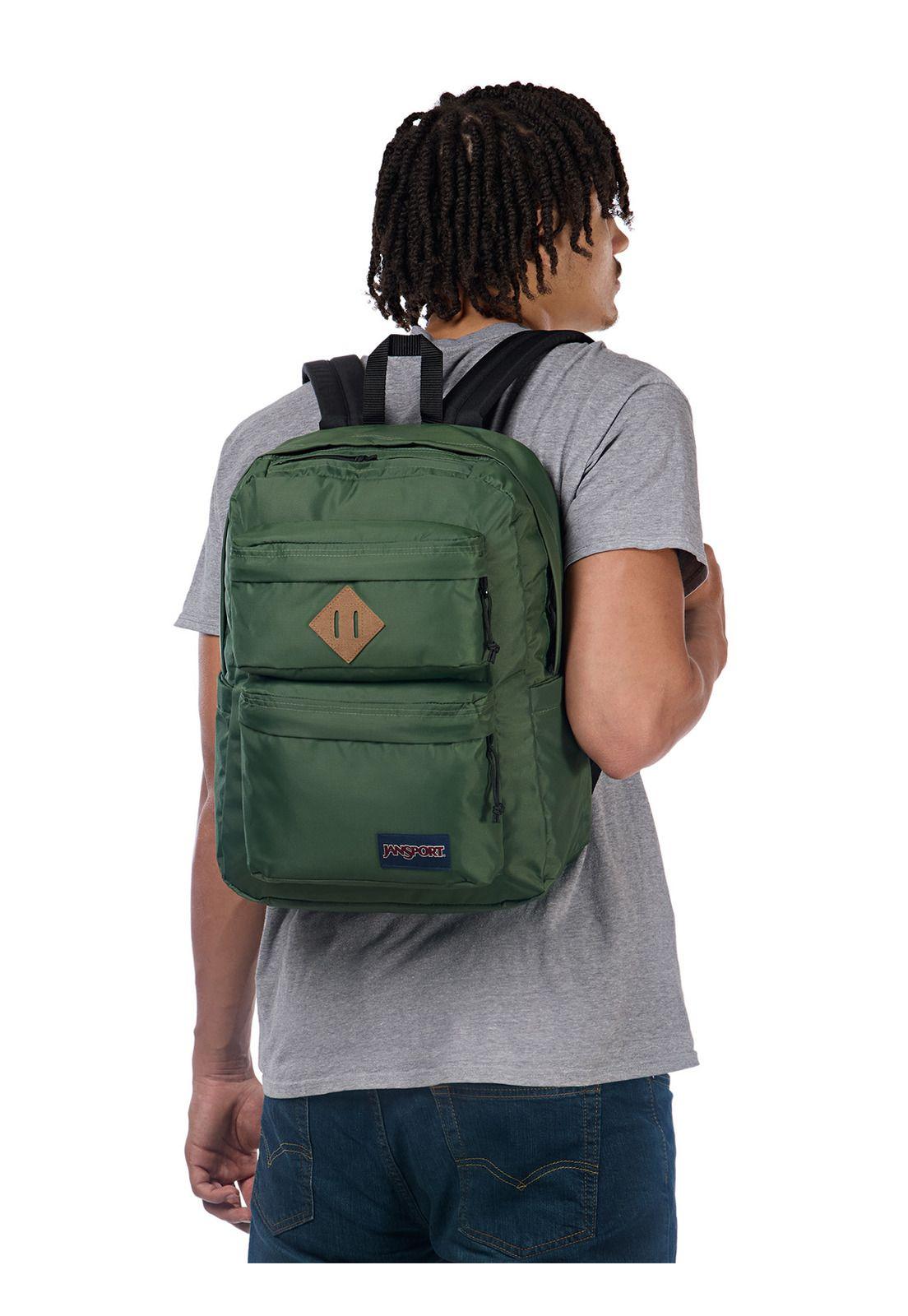 Mochila laptop Double Break Verde-4