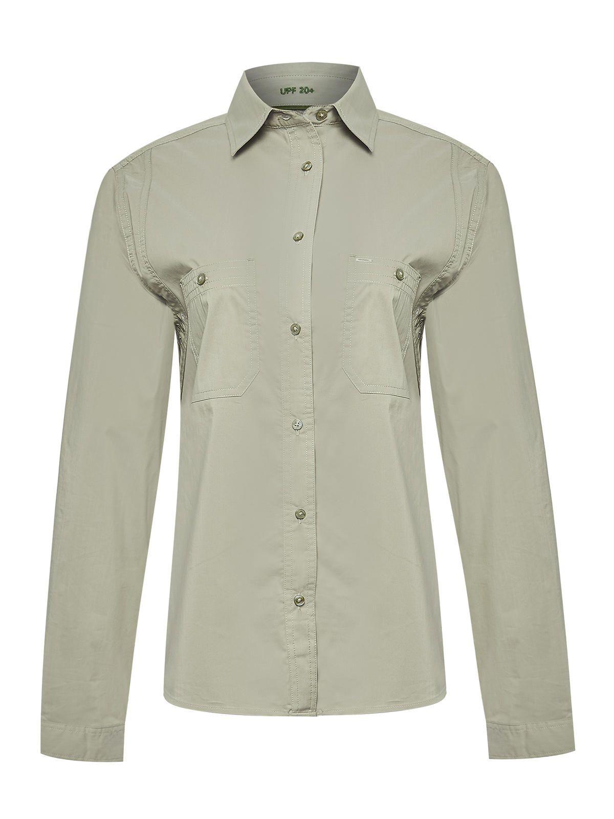 Blusa Algodón Orgánico Mujer Coop Verde -0