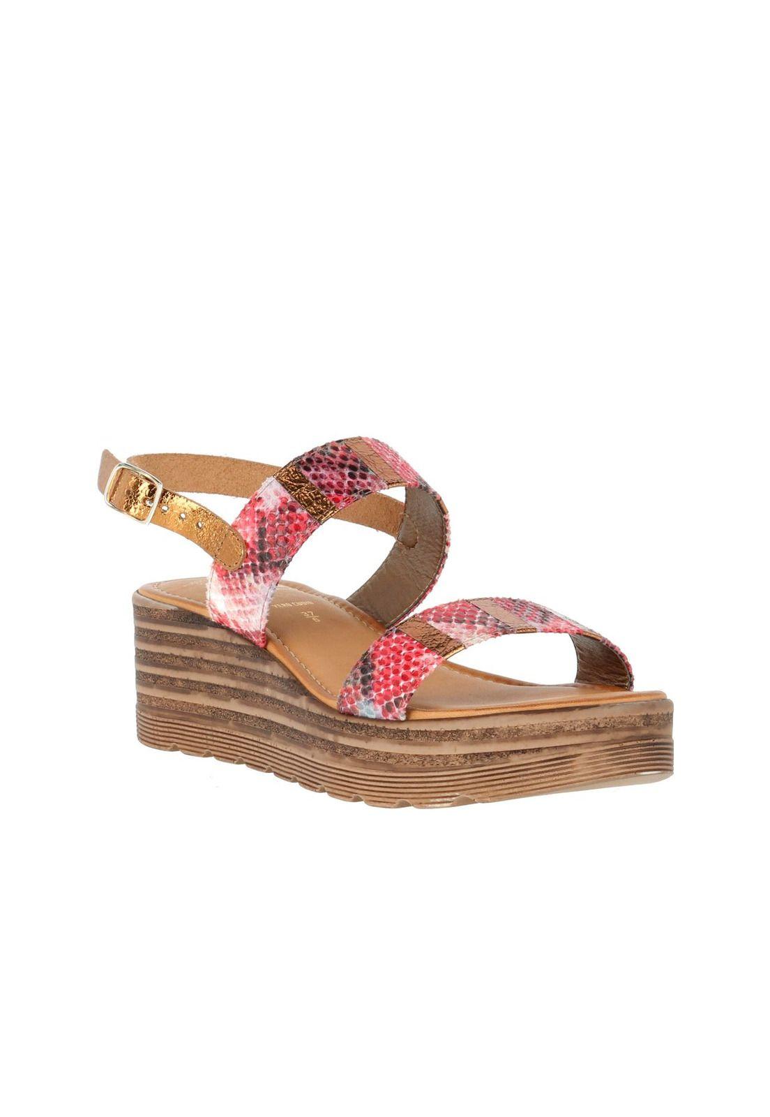 Sandalia  Milano Rojo-0