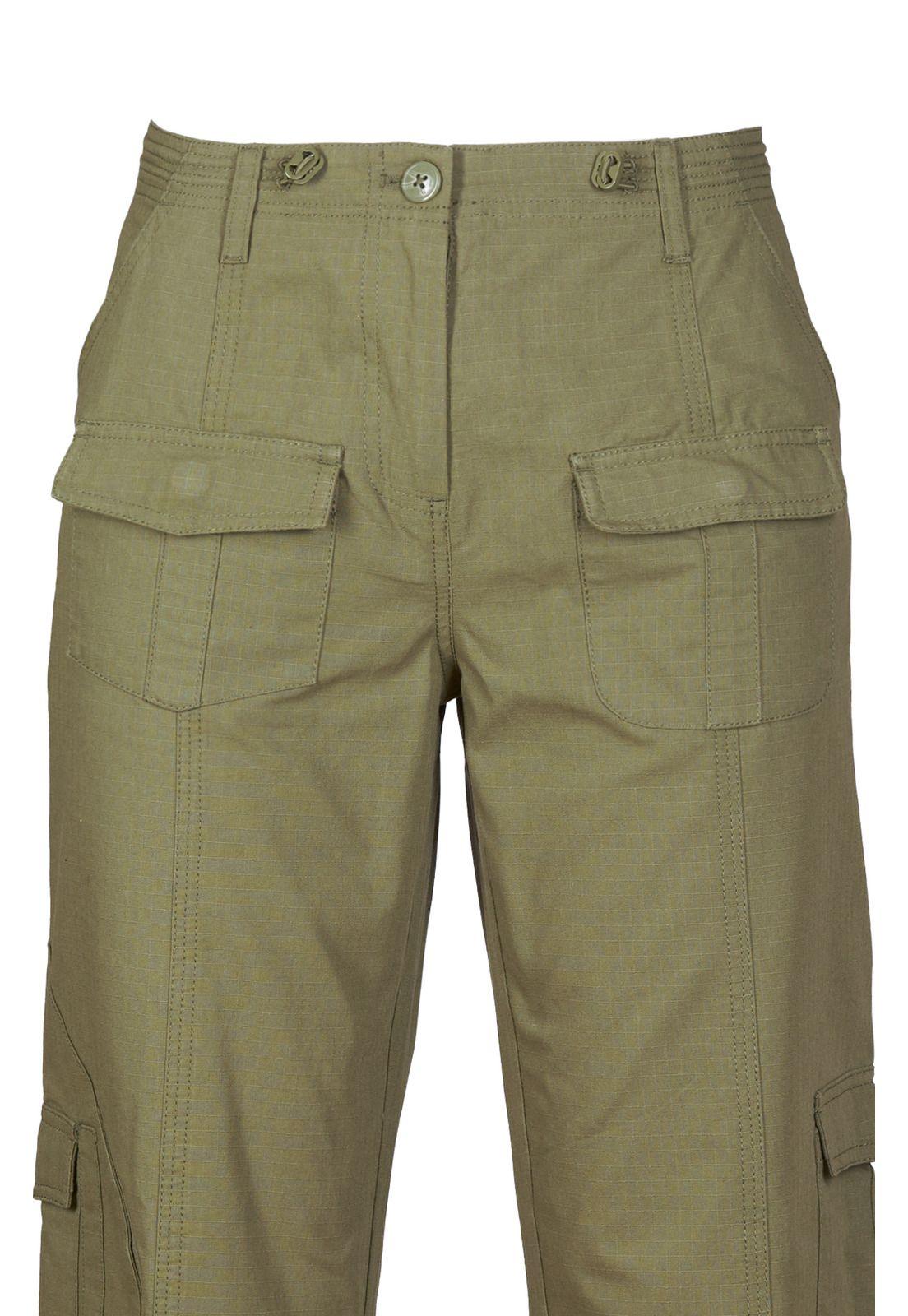 Pantalón Algodón Orgánico Mujer Mar Verde-3