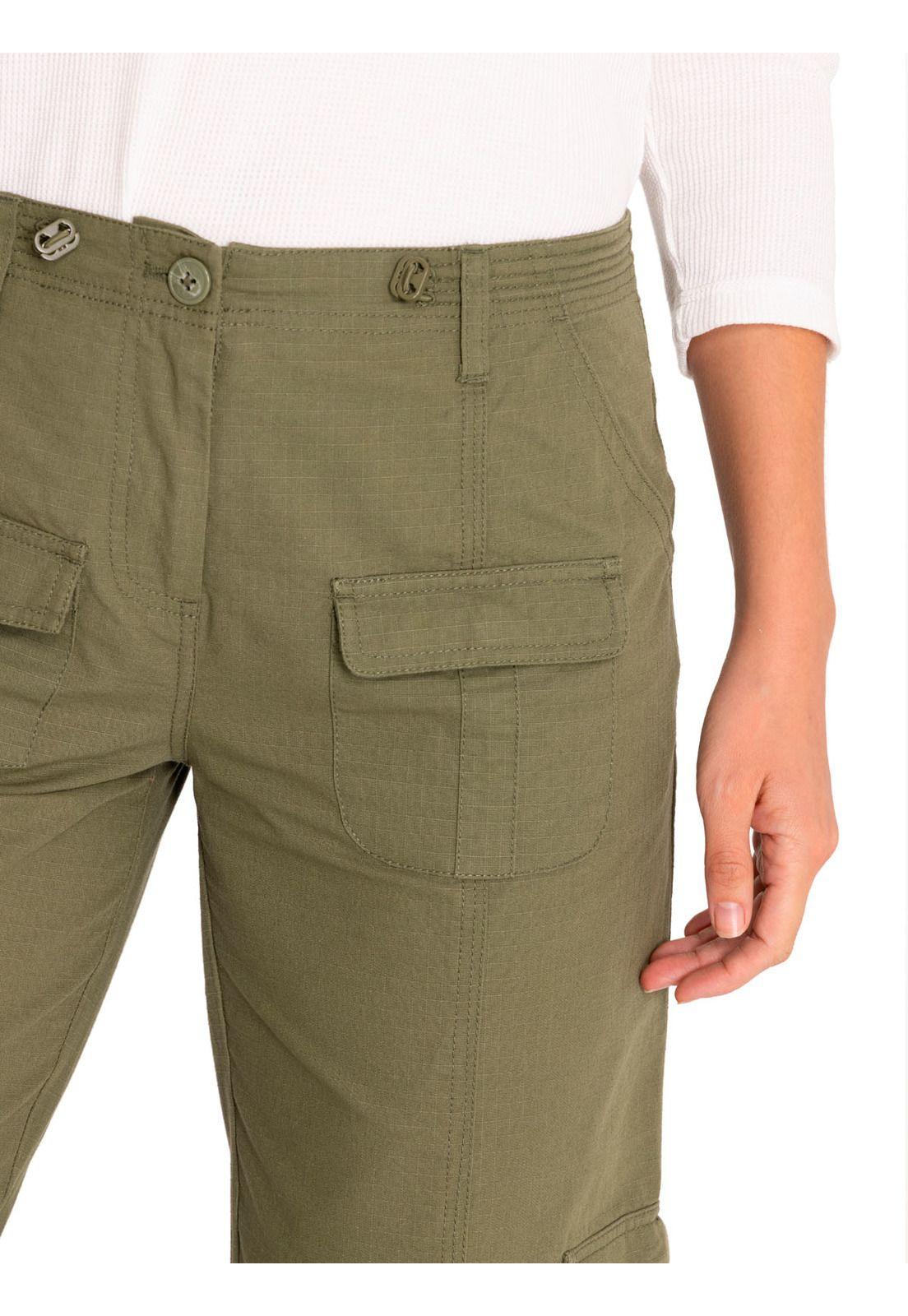 Pantalón Algodón Orgánico Mujer Mar Verde-7