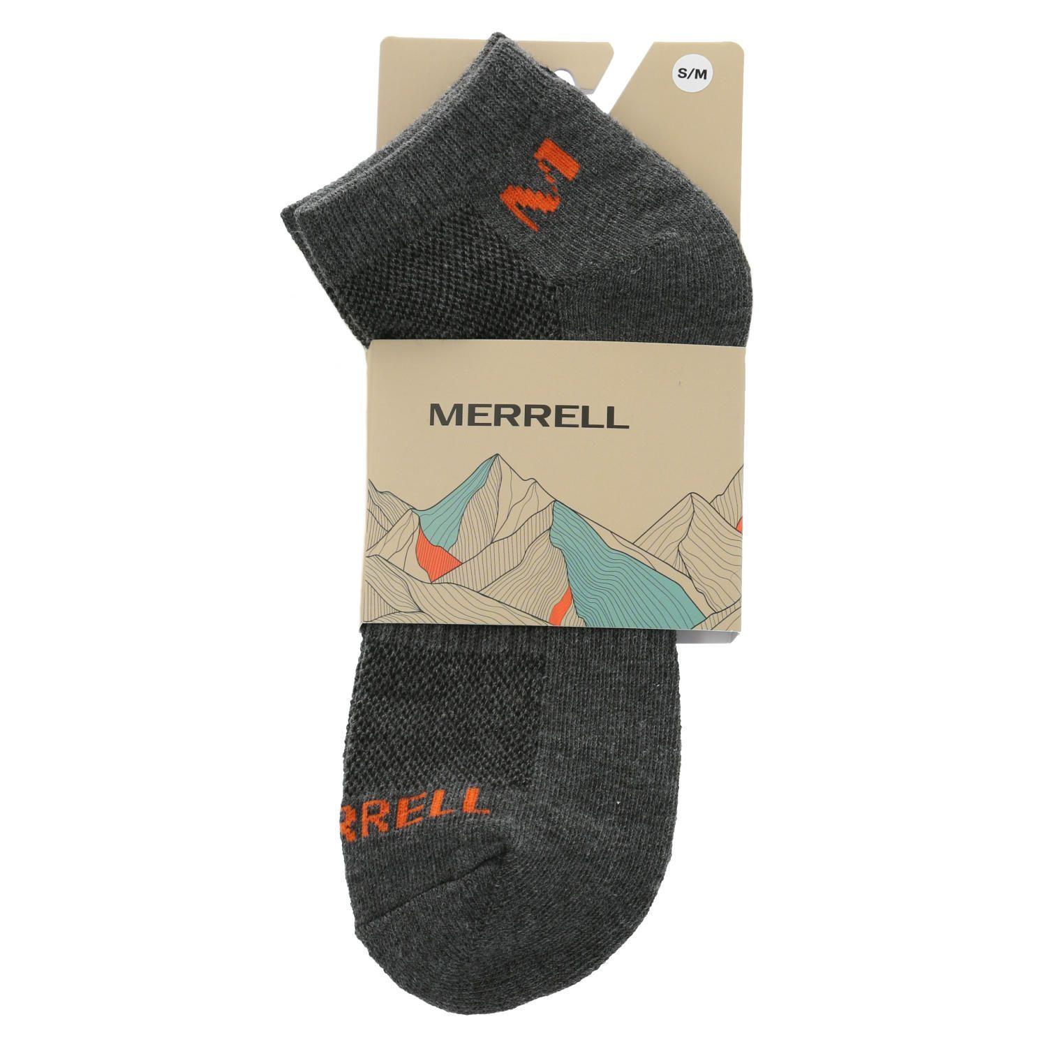 Calcetin Unisex Erlen Technical 1/4 Gris Merrell-1