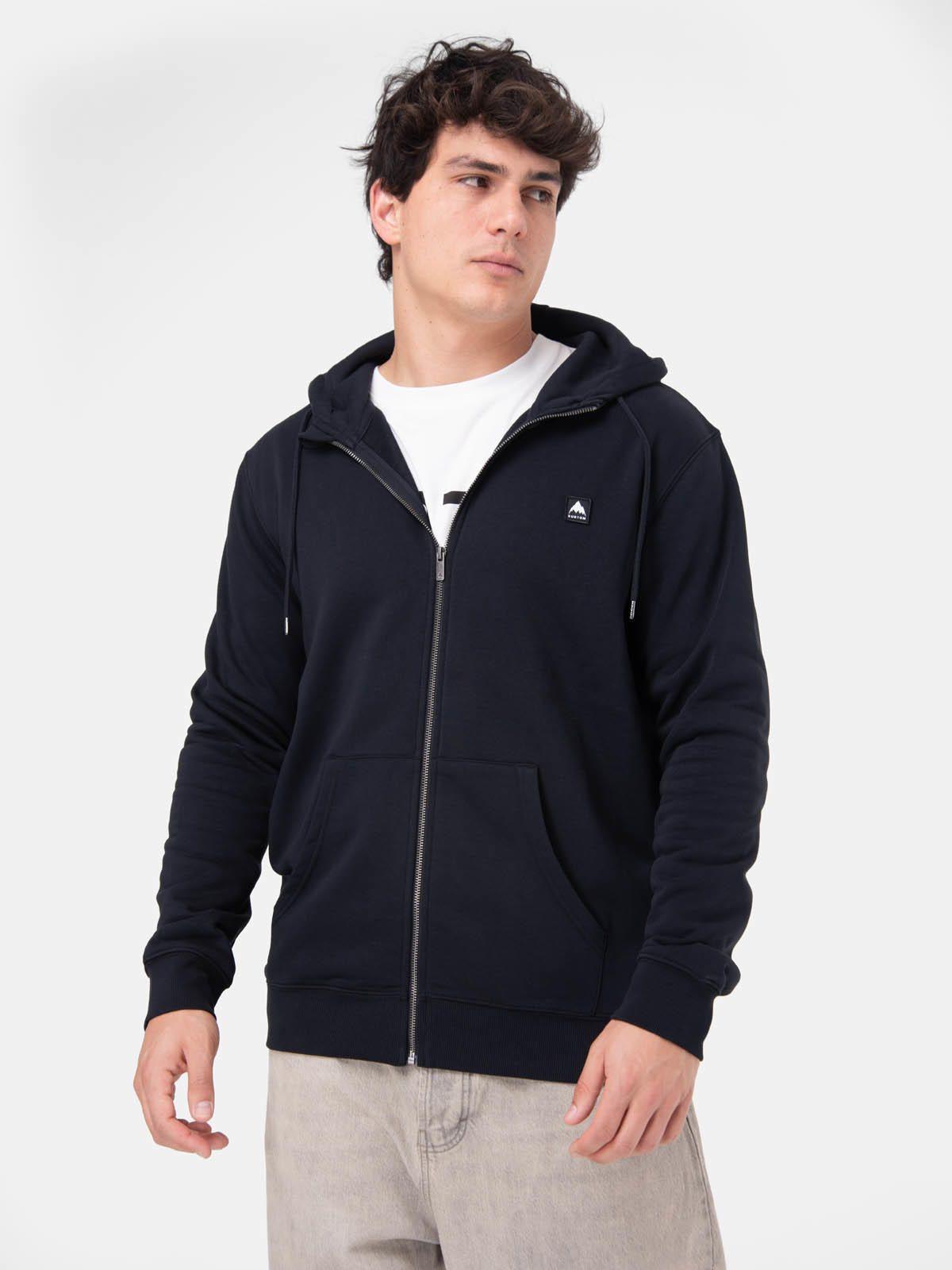 Poleron Hombre Emblem Full Zip Gris Oscuro -1