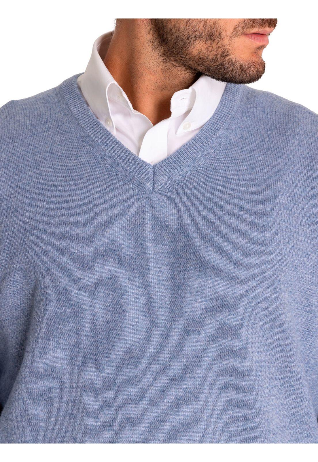 Sweater Lana Hombre Swin V Azul-7