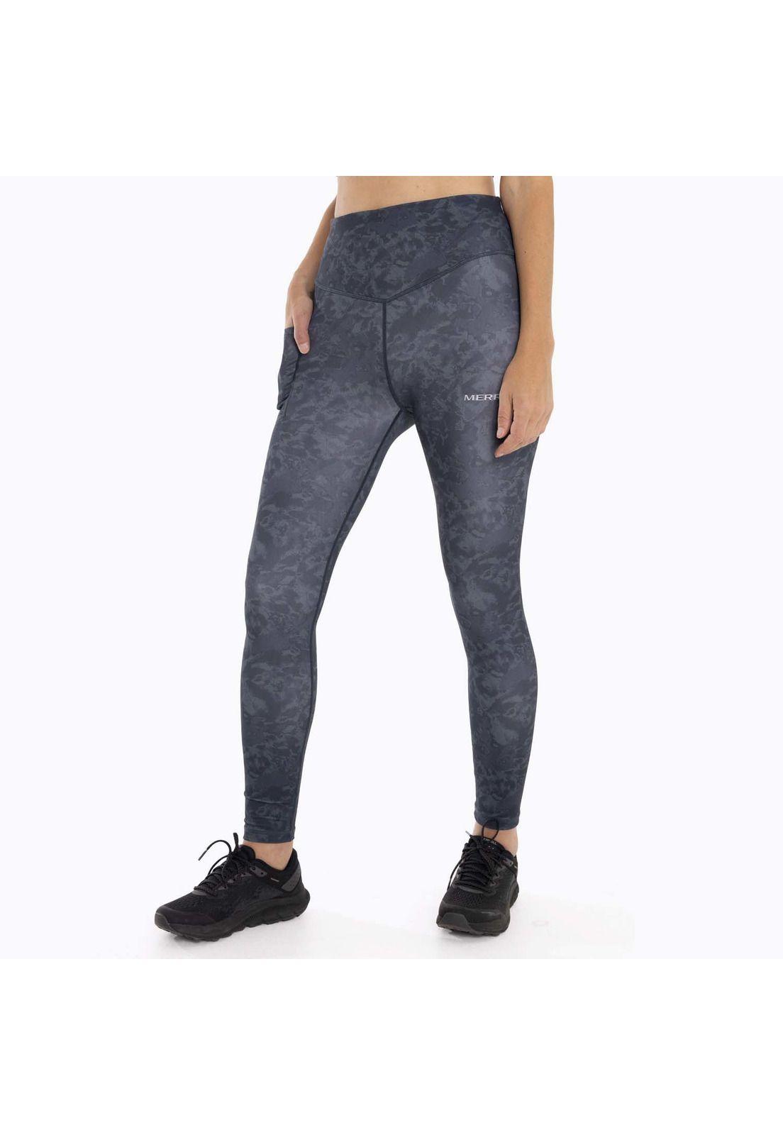 Calza deportiva Mujer Kobuk Legging Azul Merrell-1