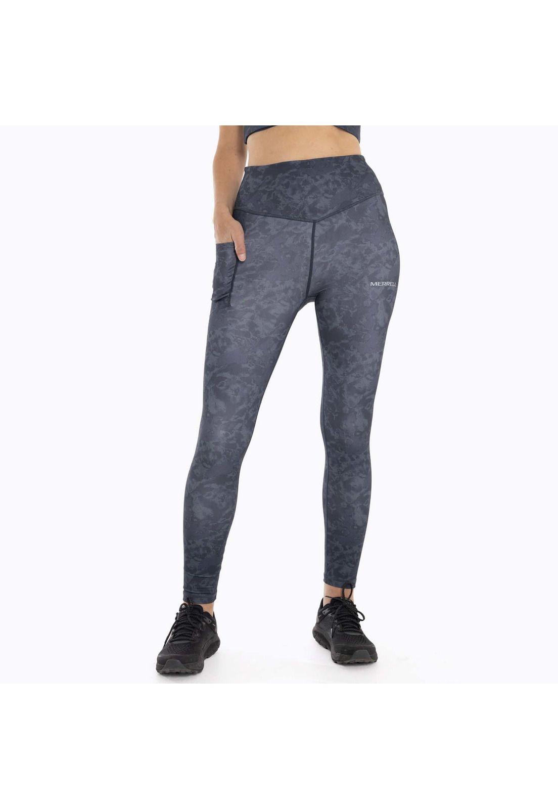 Calza deportiva Mujer Kobuk Legging Azul Merrell-3