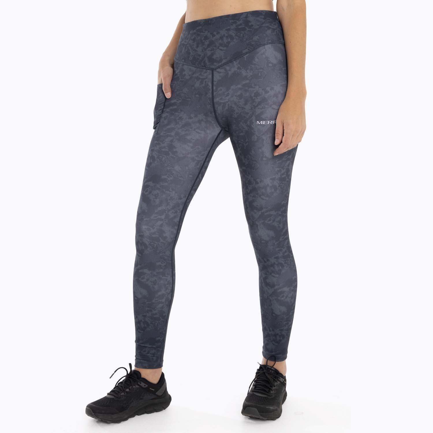 Calza deportiva Mujer Kobuk Legging Azul Merrell-1