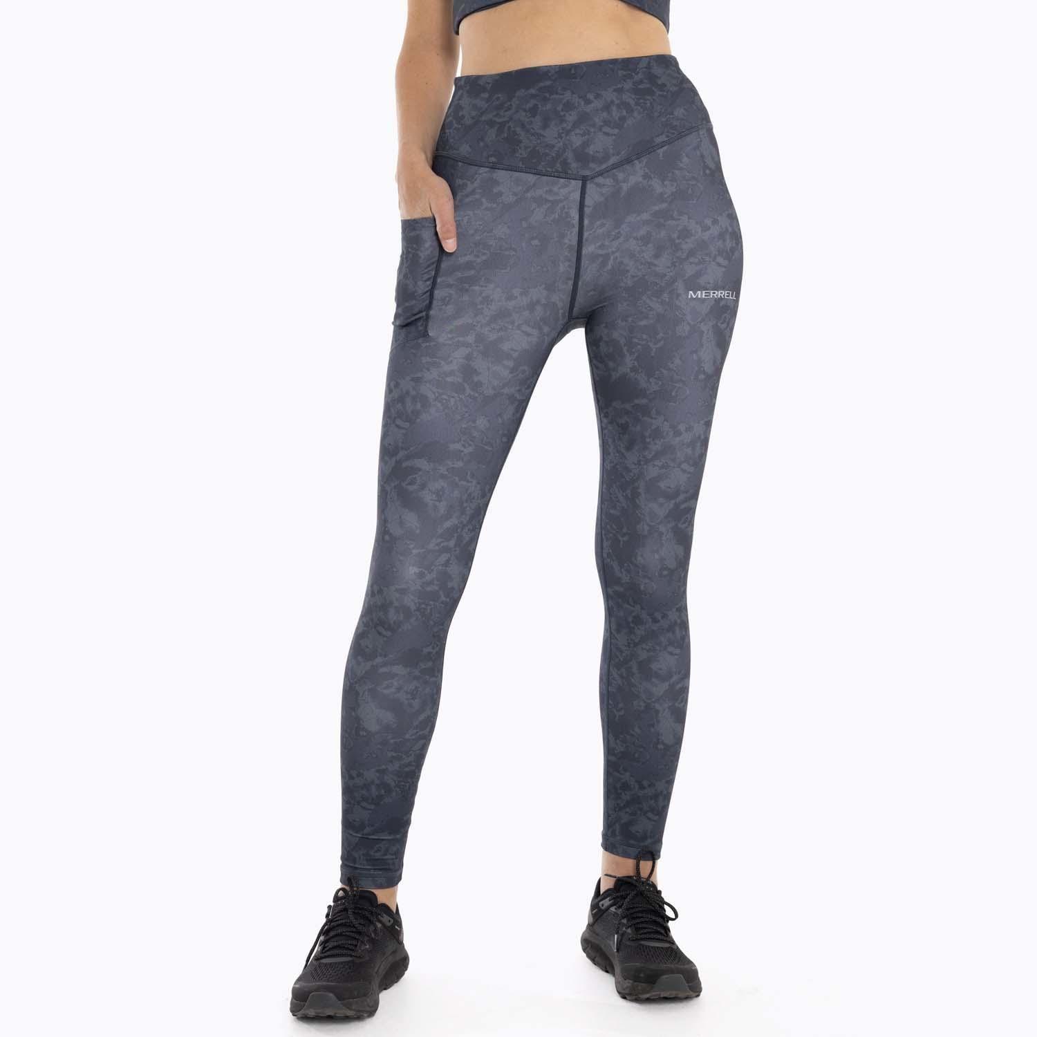 Calza deportiva Mujer Kobuk Legging Azul Merrell-3