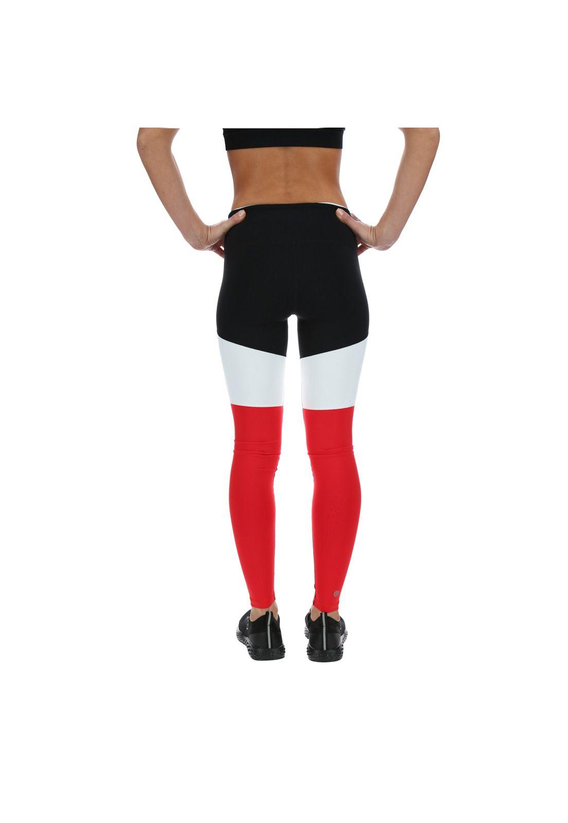 Calza Legging Tri Color Negro-2