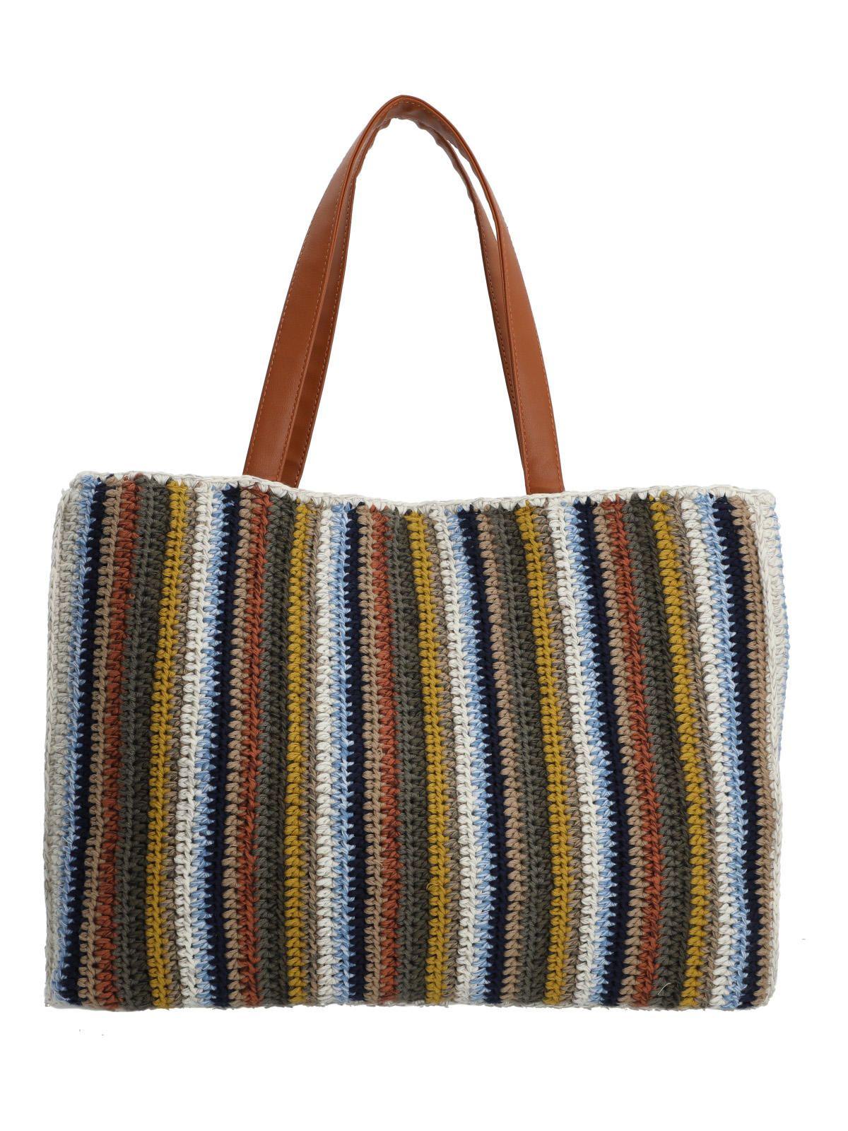 Cartera Mujer Crochet Mar Tote Multicolor-2