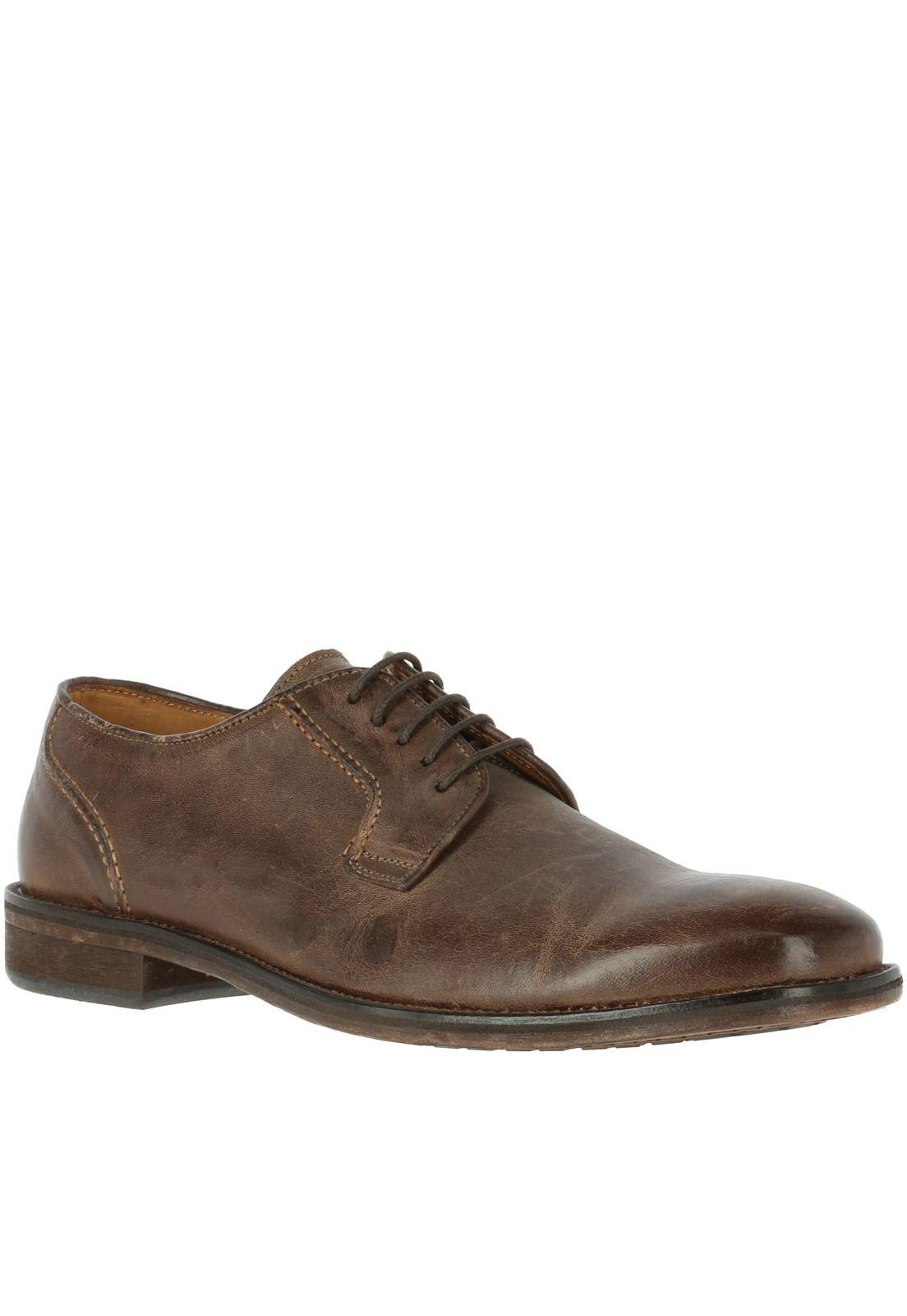 Zapato Cuero Carlo Café Hombre-0