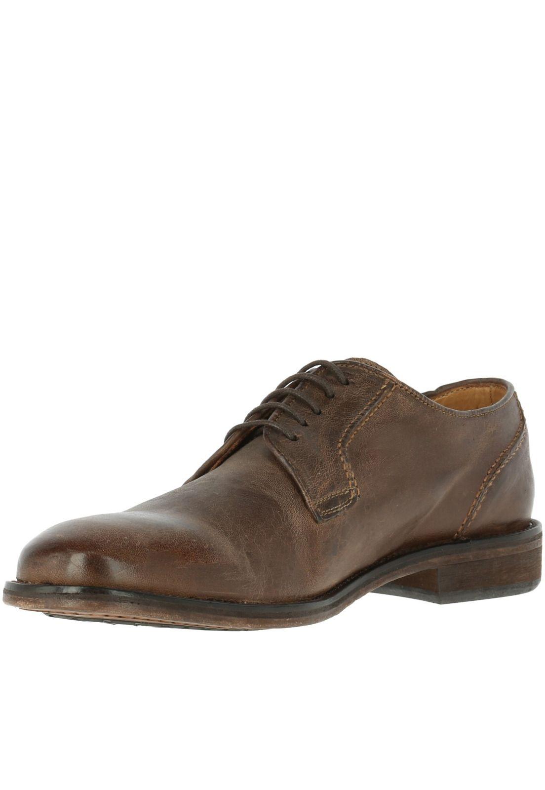 Zapato Cuero Carlo Café Hombre-1