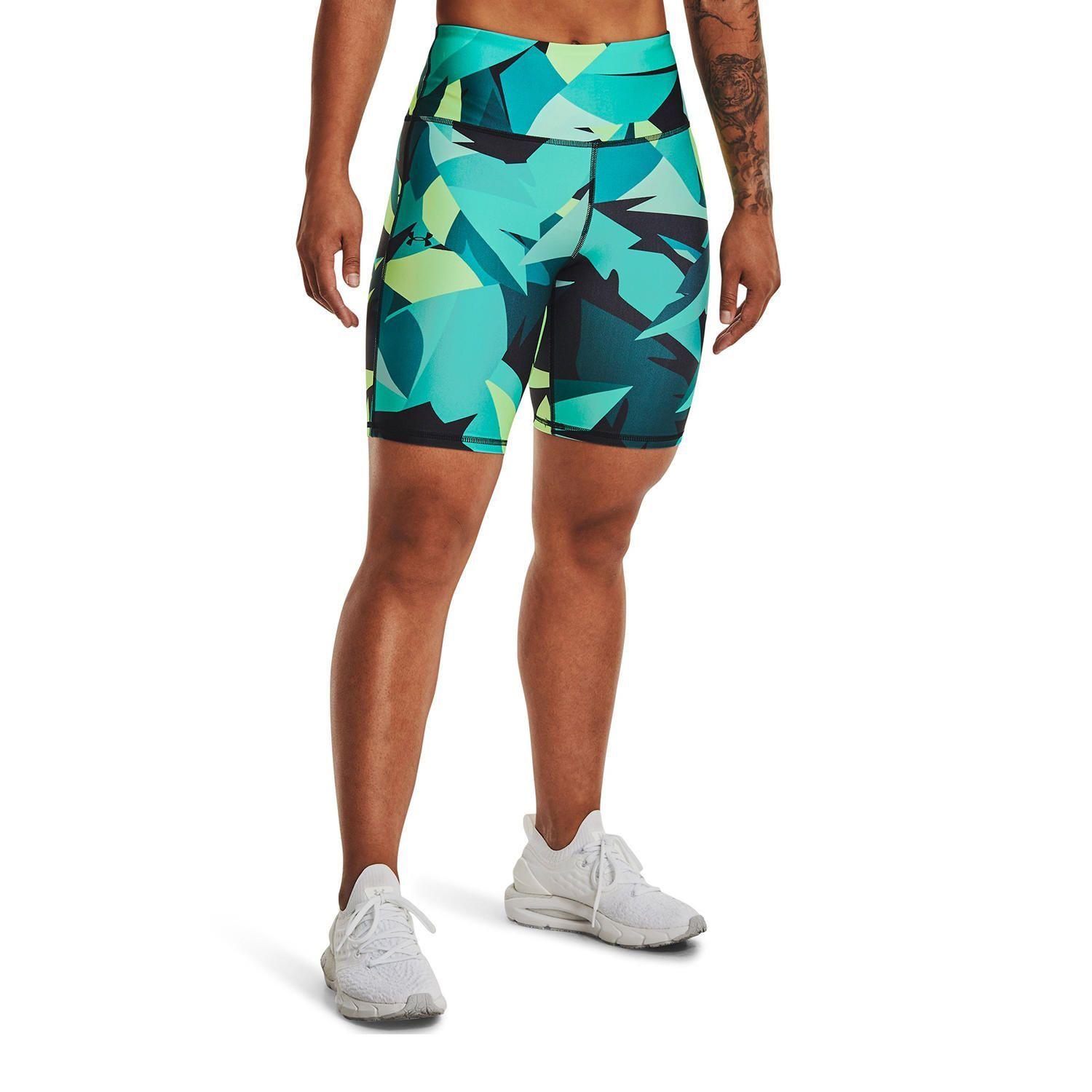 Short Mujer Armour Aop Bike Shor Verde-3