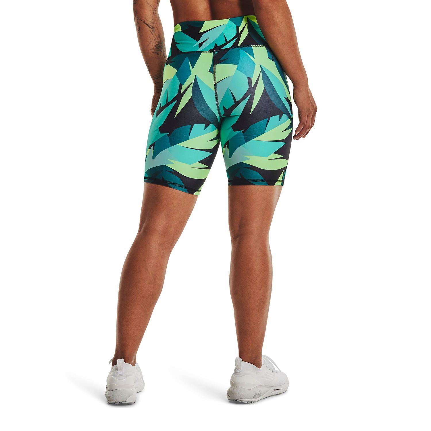 Short Mujer Armour Aop Bike Shor Verde-4