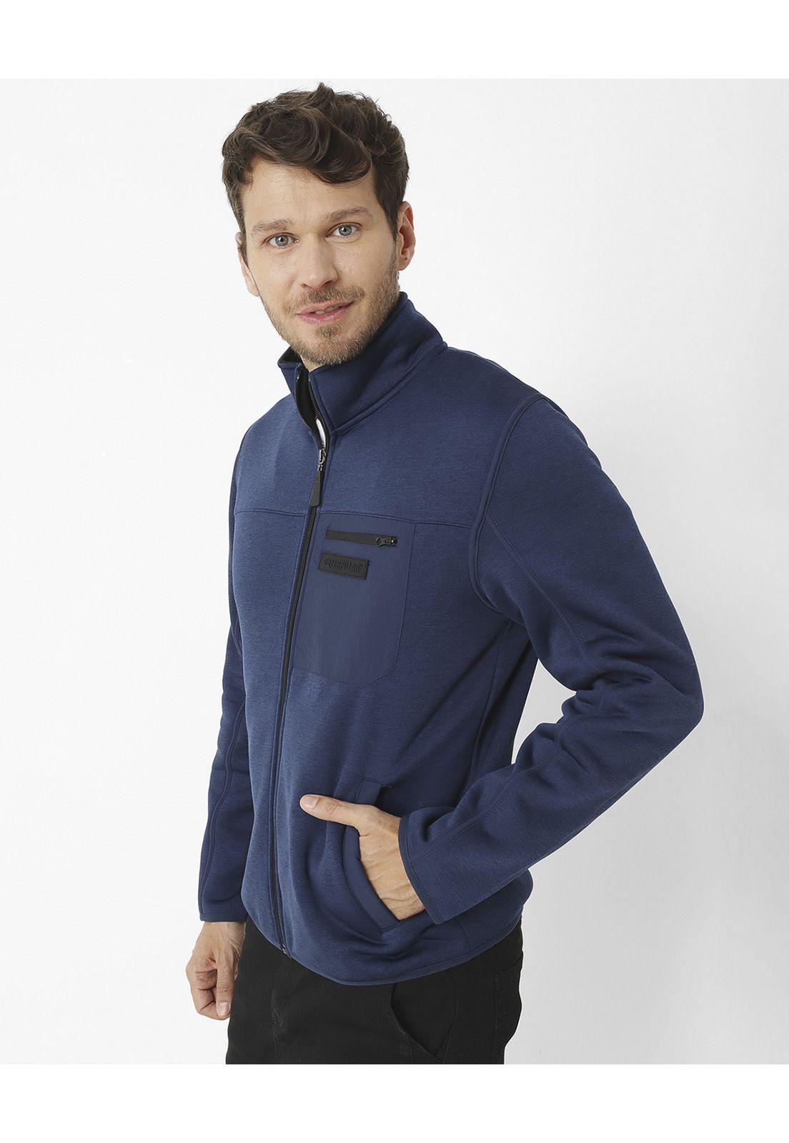 Polar Heathered Technical Azul Hombre-0