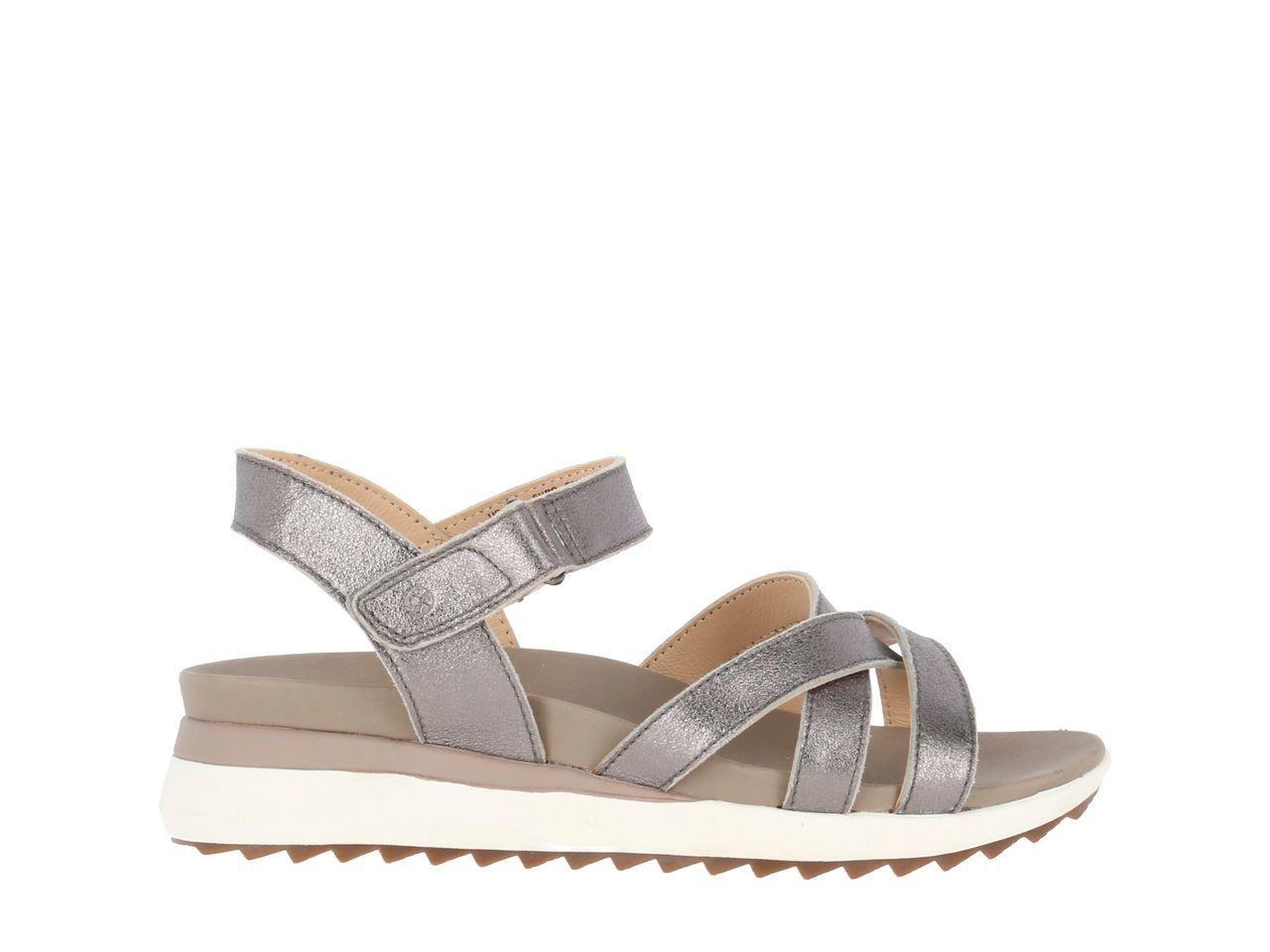 Sandalia Cuero Azalea Qtr Strap Gris-2
