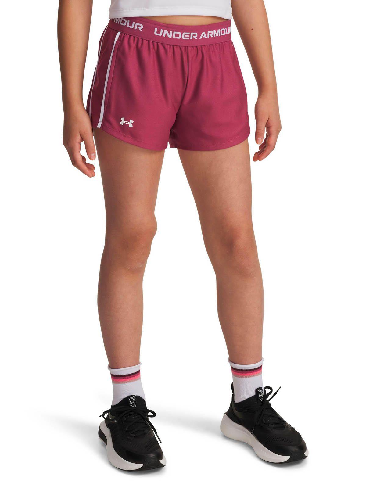 Short Training para Niña Tech Rojo -3