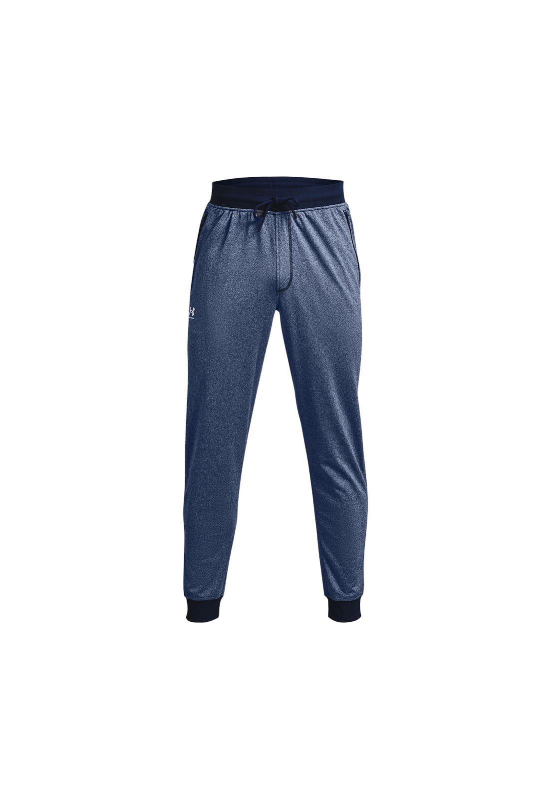 Pantalón Buzo Hombre Tricot Jogger Azul-0