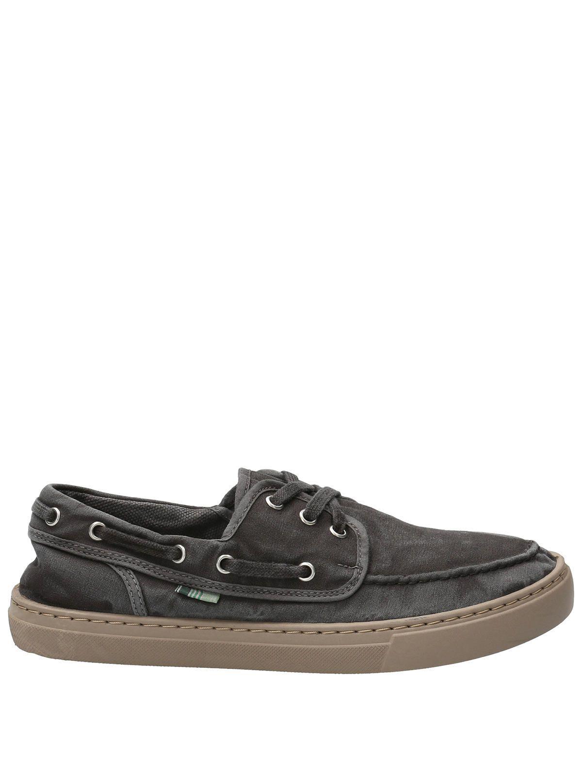 Zapatilla Algodón Orgánico Hombre Napa Gris Oscuro-0