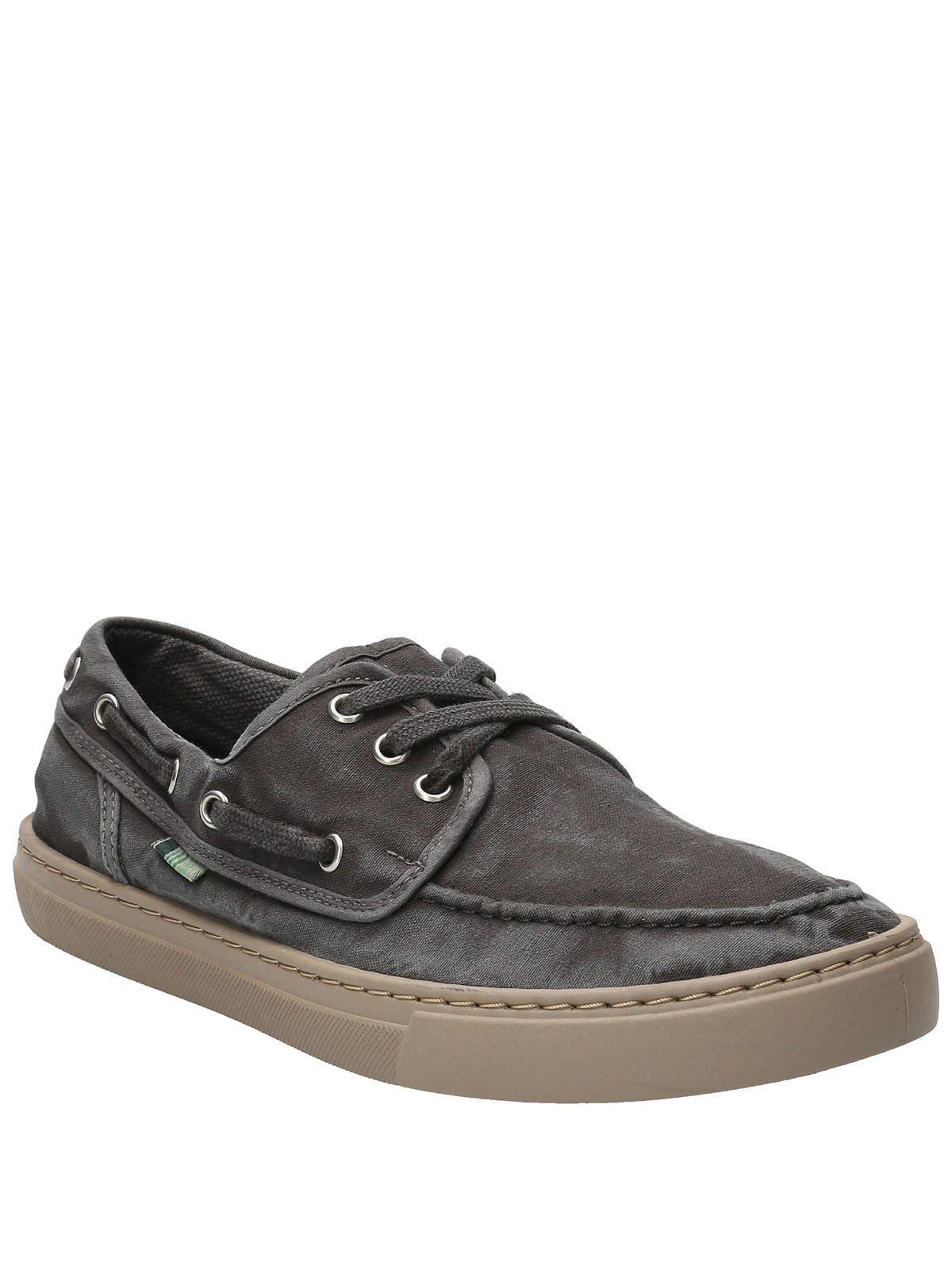 Zapatilla Algodón Orgánico Hombre Napa Gris Oscuro-1