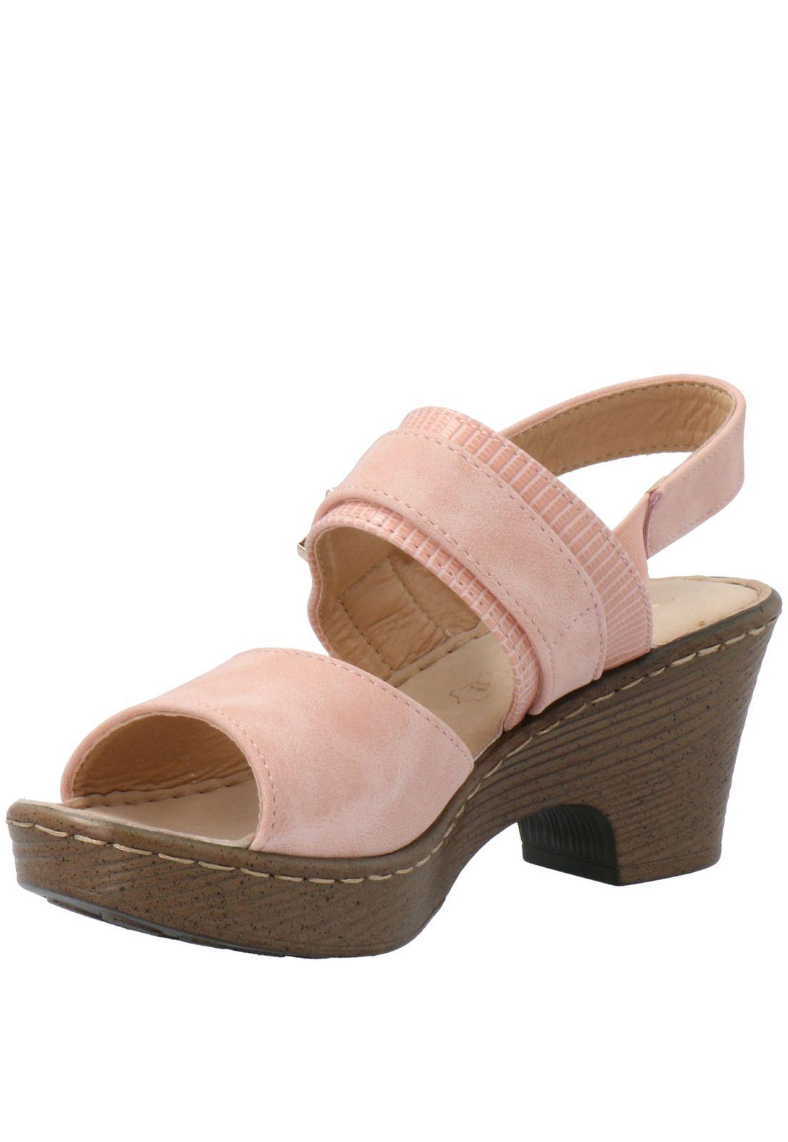 Sandalia Mujer Nanas Rosado-3