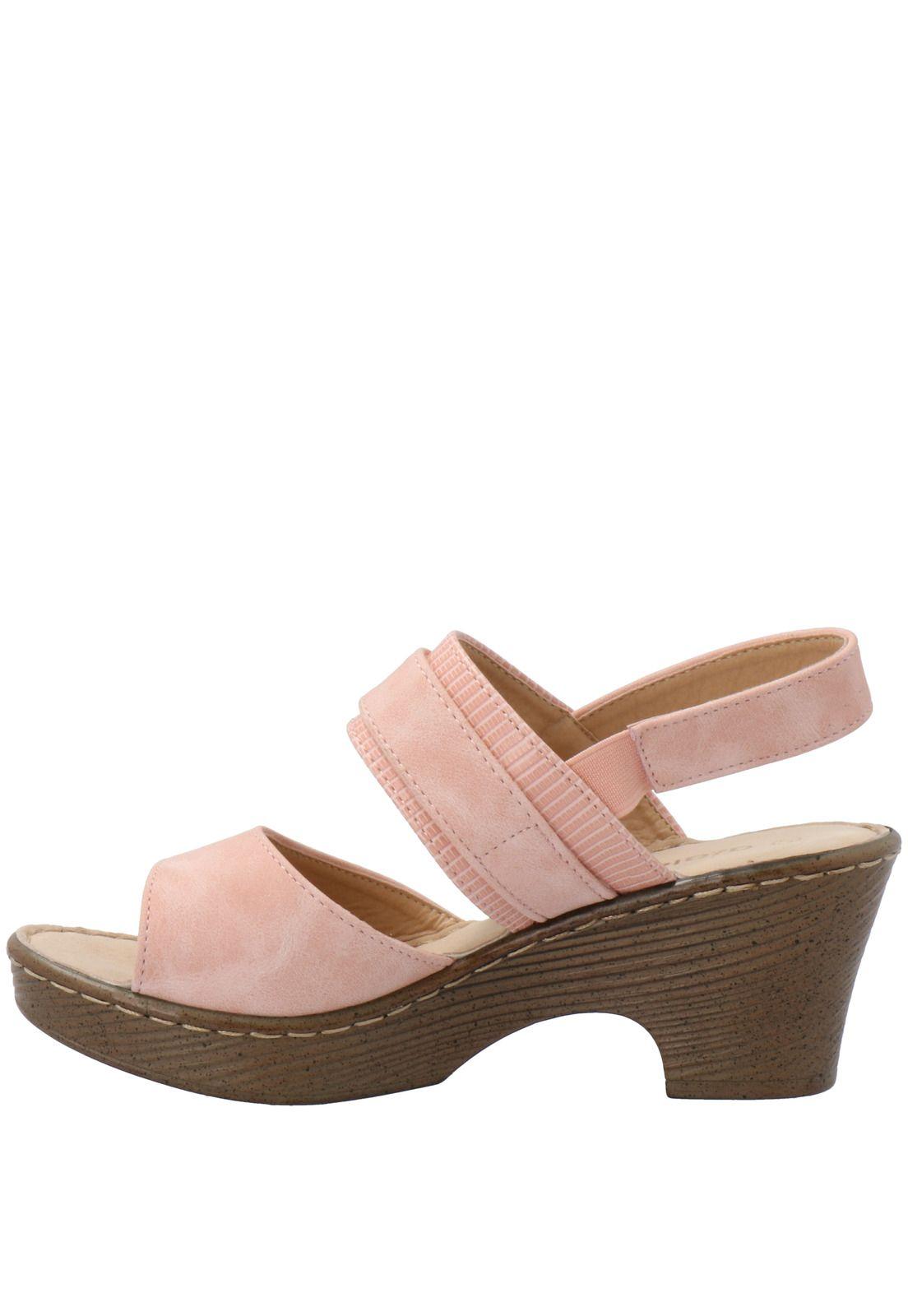 Sandalia Mujer Nanas Rosado-4