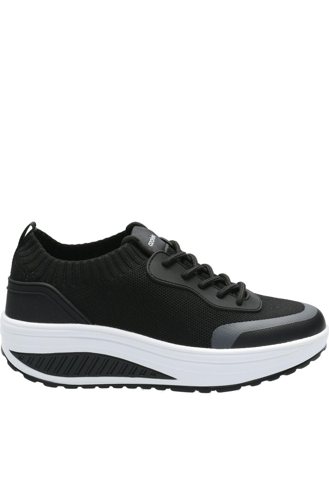 Zapatilla Mujer Comfy Negro-1