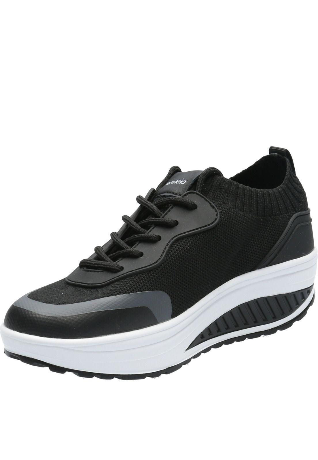 Zapatilla Mujer Comfy Negro-4