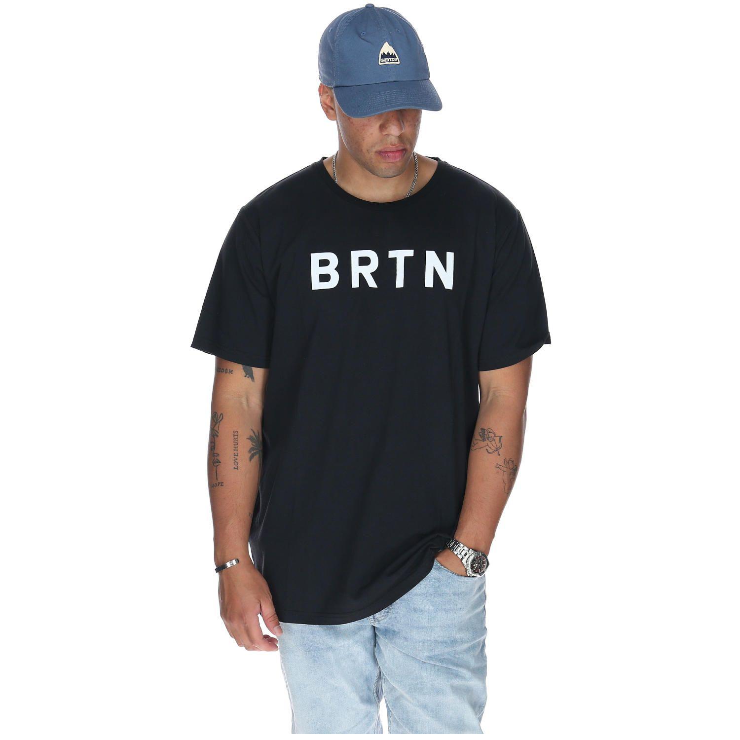 Polera M/C Hombre Brtn Logo Negro-0
