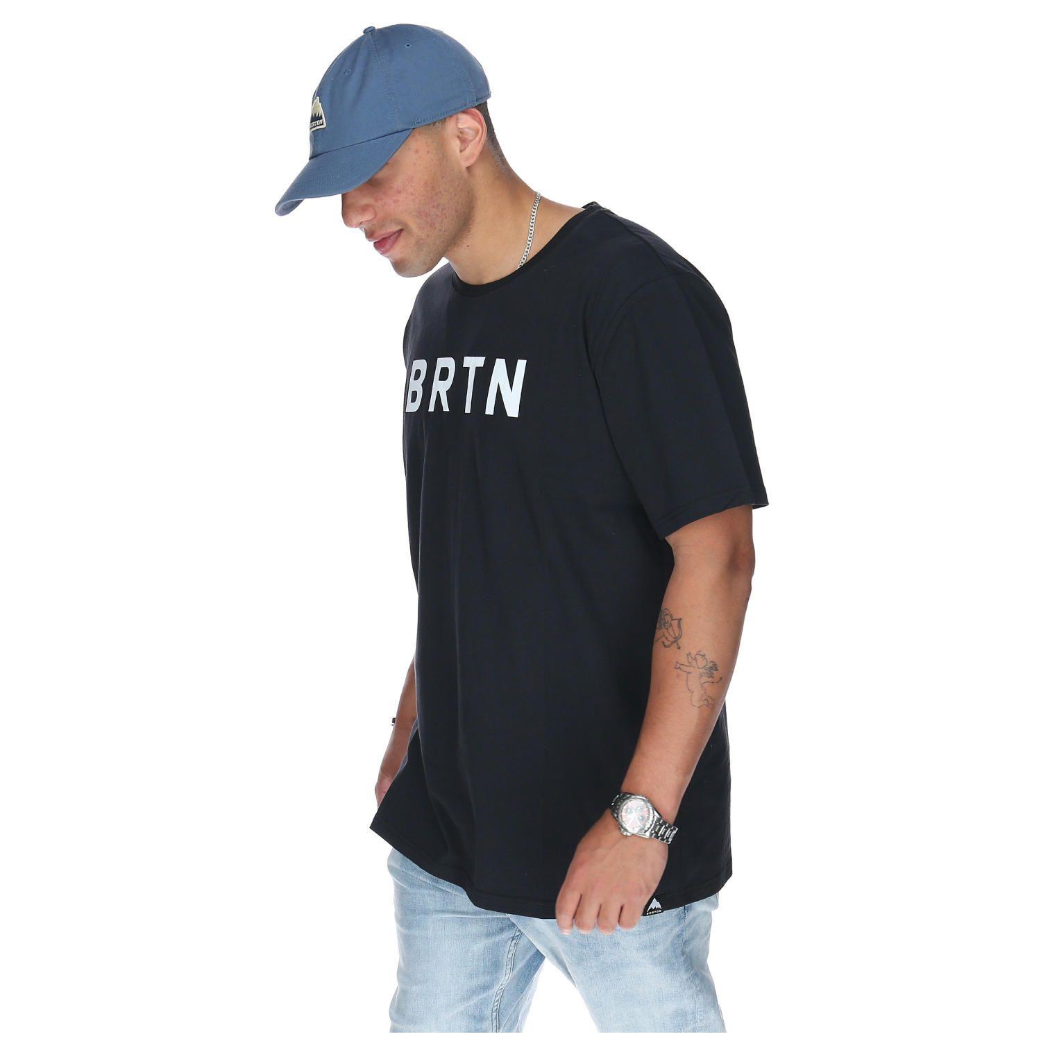 Polera M/C Hombre Brtn Logo Negro-1